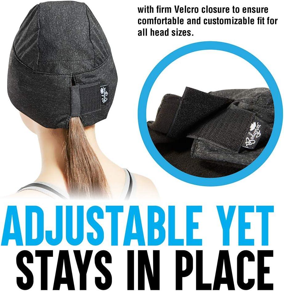BODYPROX Migraine Relief Ice Pack Hat Head Gel Ice Cap for Tension