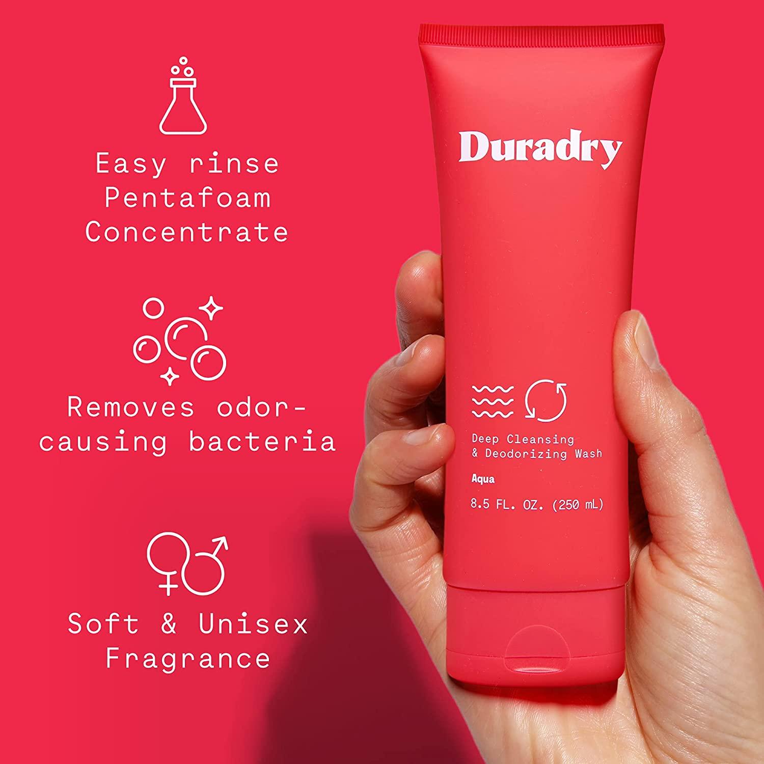 Duradry Body Wash Odor Control Deep Cleansing and Deodorizing