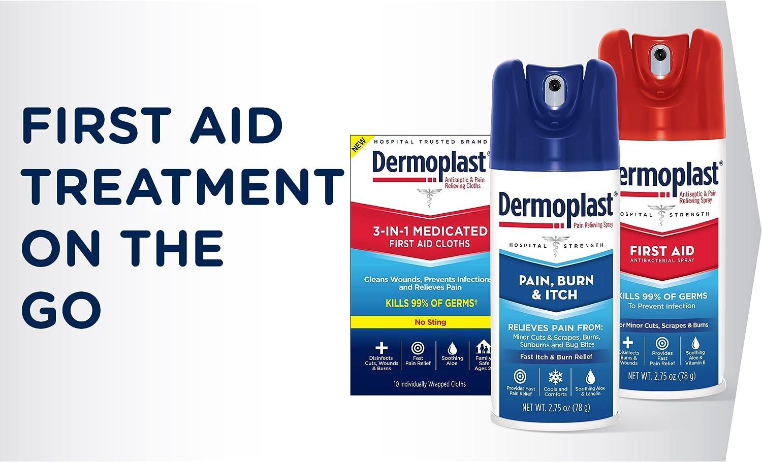 Dermoplast 3in1 Medicated First Aid Cloths Analgesic & Antiseptic