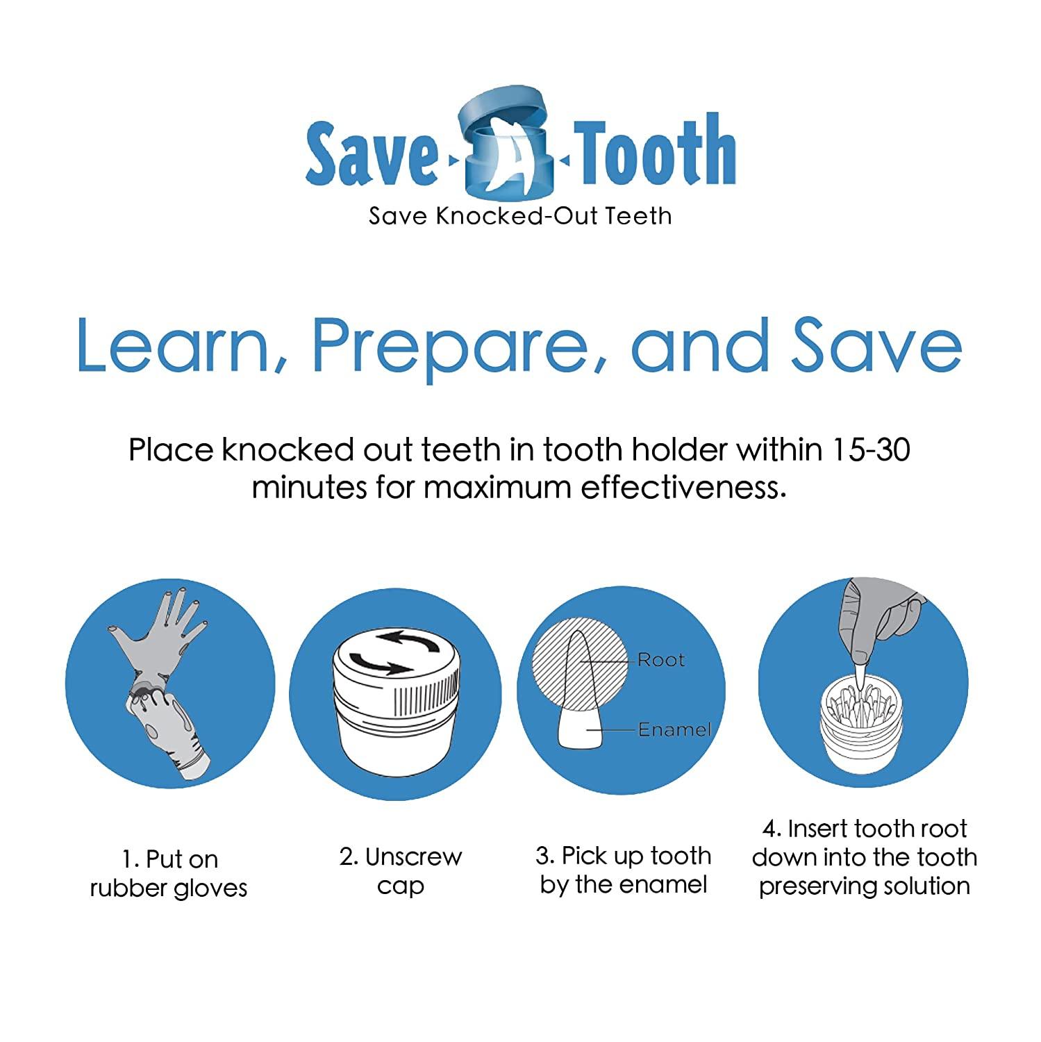 SaveATooth Preserving Kit by PhoenixLazarus Prevent Permanent
