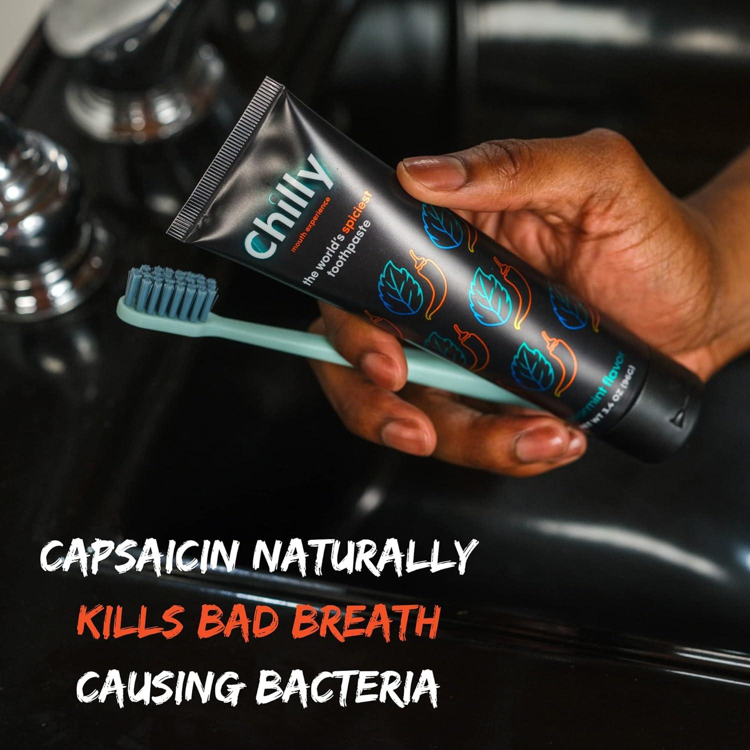 Chilly Toothpaste Spicy Whitening Toothpaste Intense Natural Spearmint