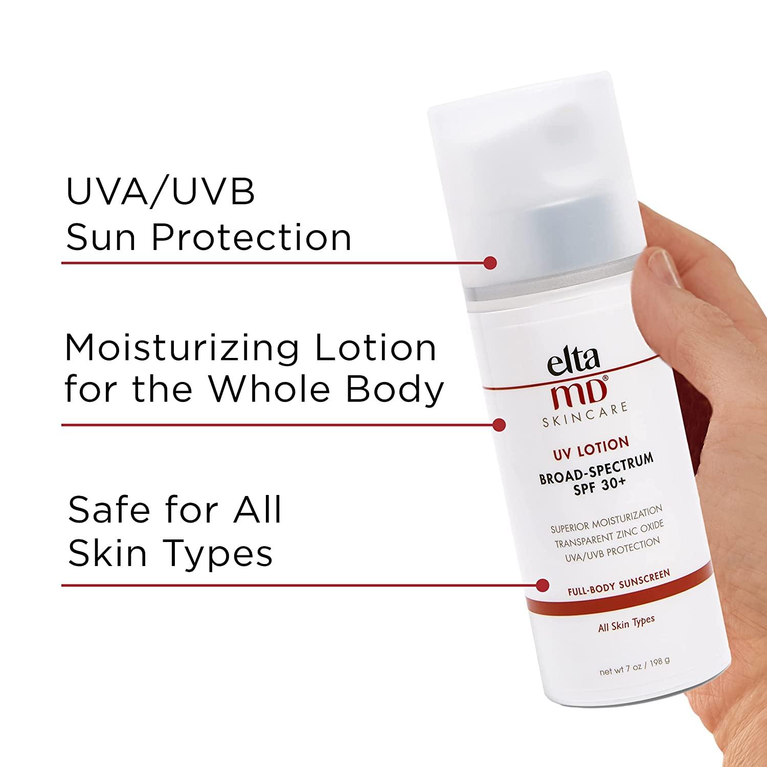 EltaMD UV Lotion SPF 30+ BroadSpectrum Sunscreen 7.0 oz Pump Non
