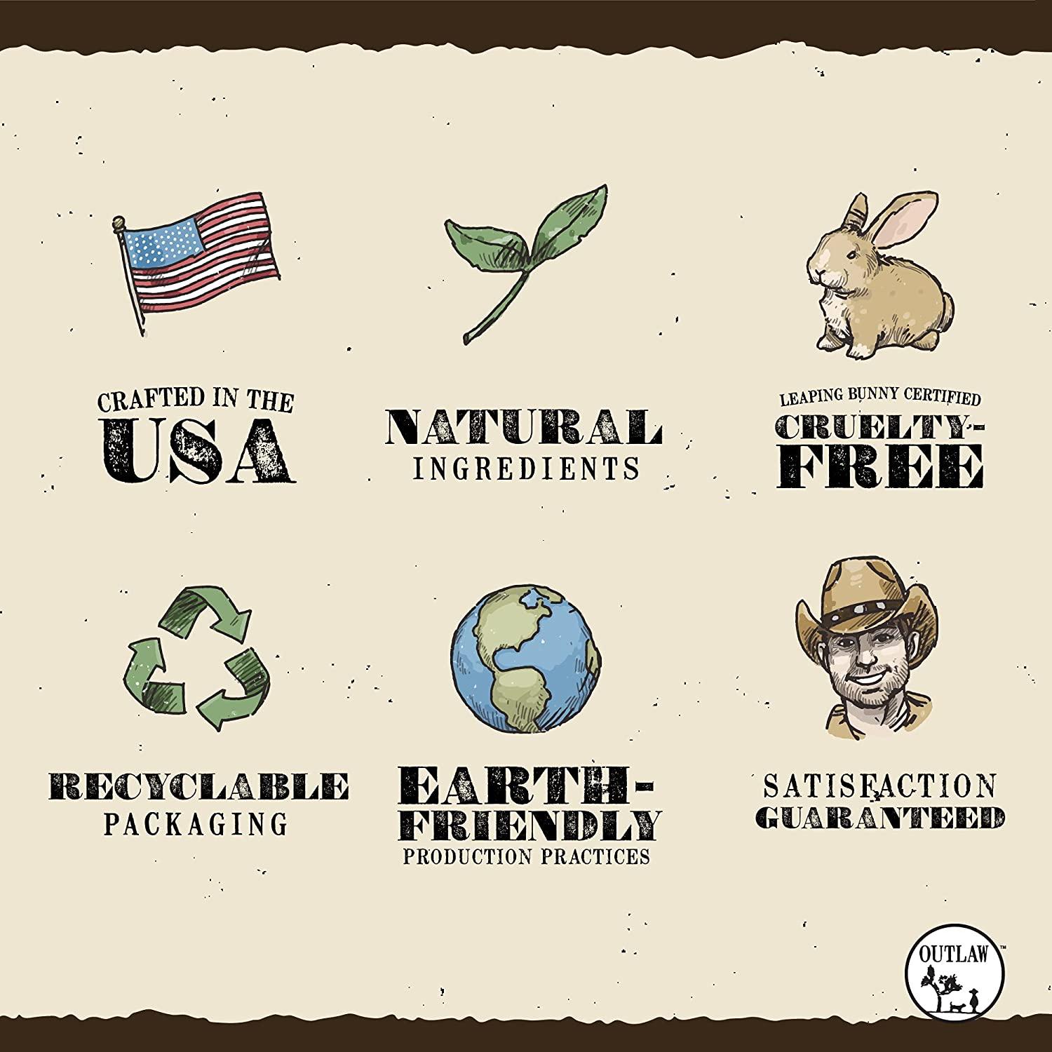 Bold, Western Leather & Gunpowder Scent Solid Cologne Blazing Saddles