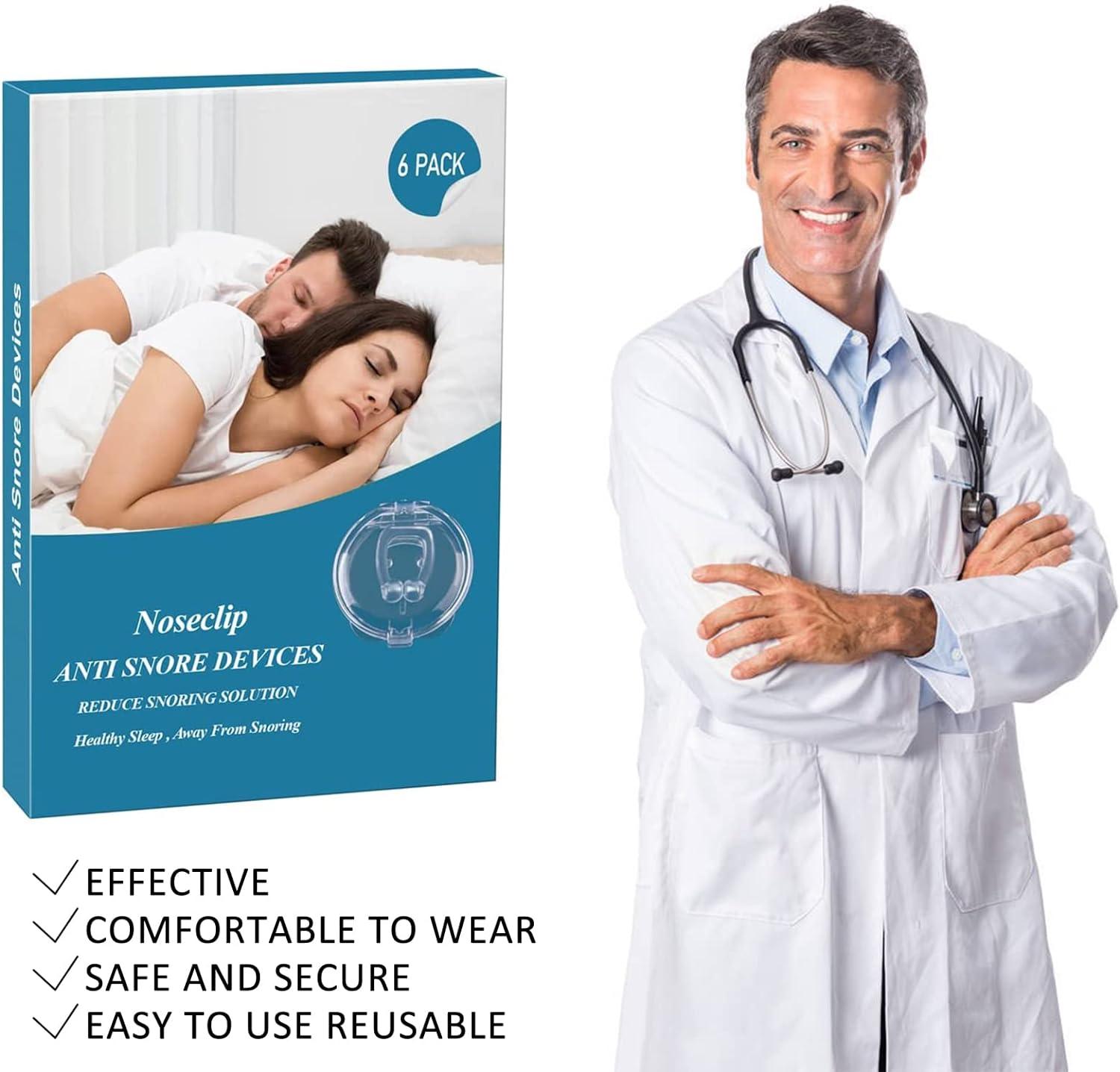 Anti Snoring Devices ZHENROAD Snore Stopper 6 Pack Silicone