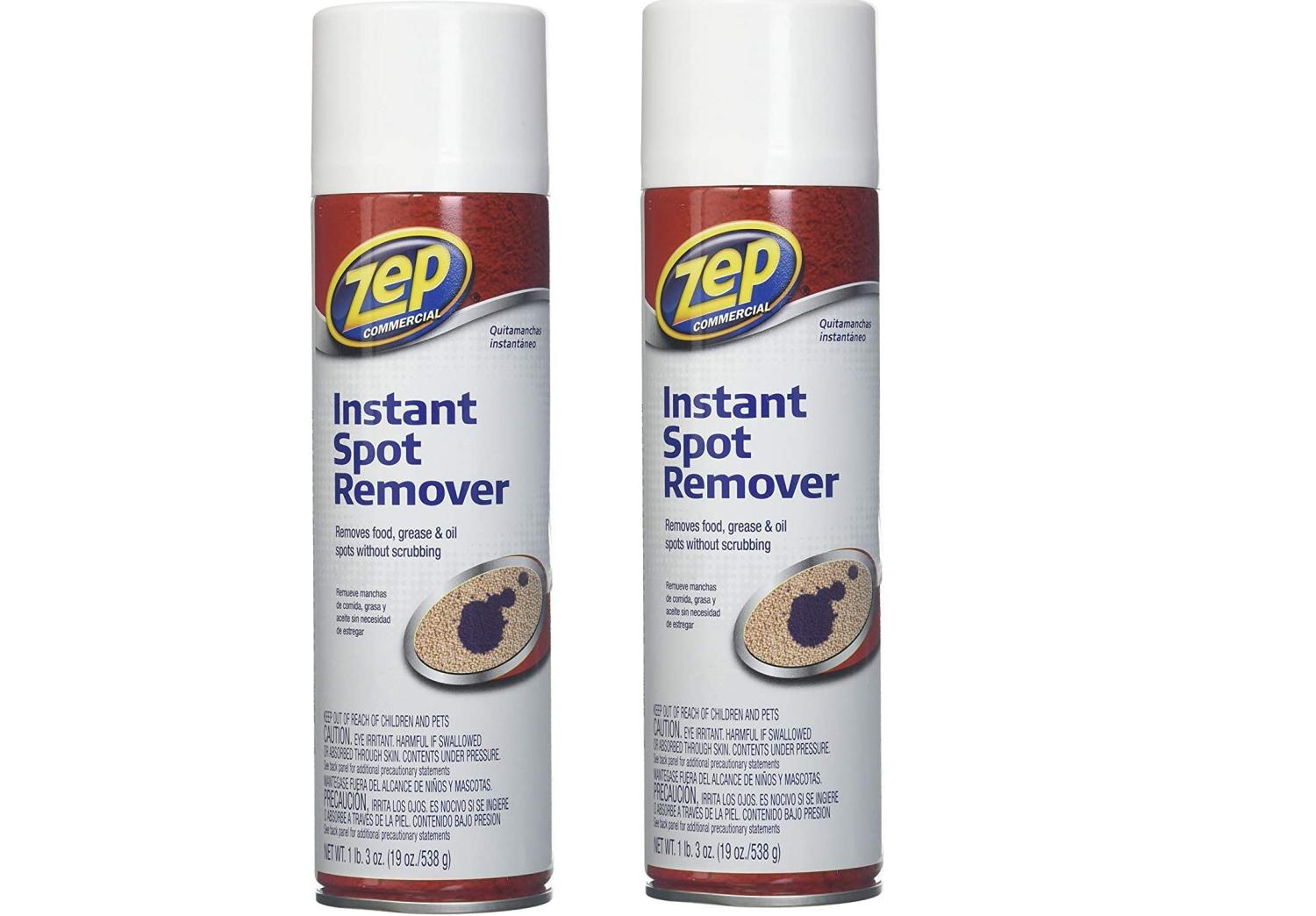 Zep Carpet Cleaner Commercial Instant Spot Remover 19 Oz (2 Pack)