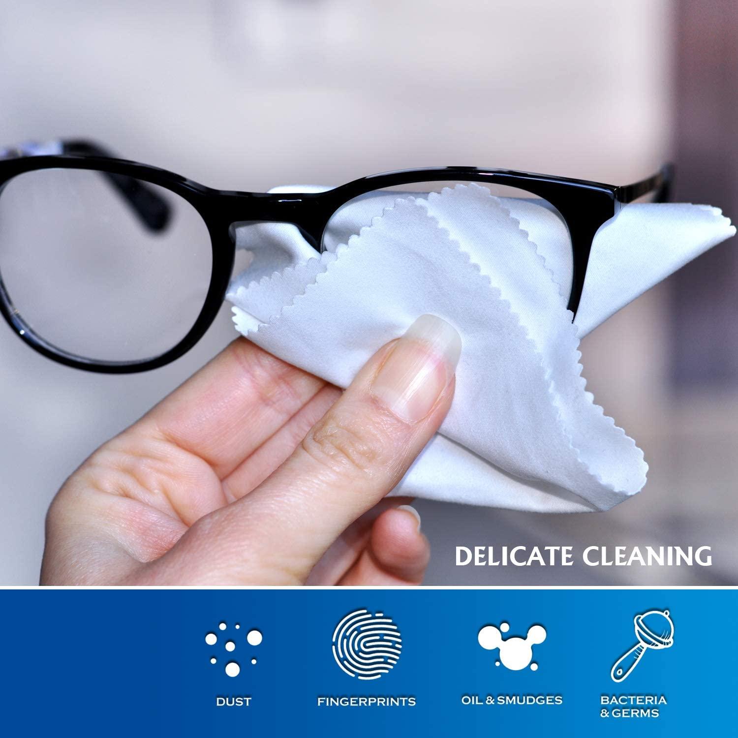 AAwipes Eyeglasses Cleaning Cloth Microfiber Cleaning Cloths 30 Pack