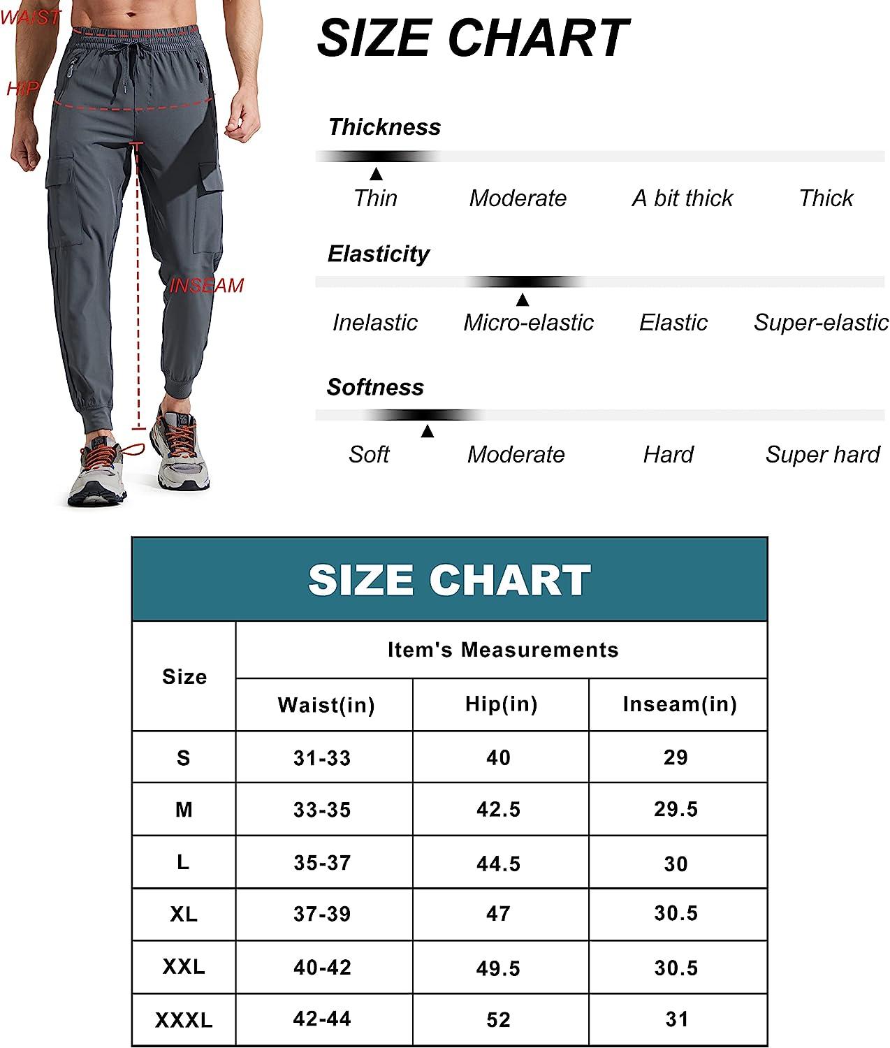 Men's Long Sports Pants Activewear, Lightweight Quick Dry Athletic