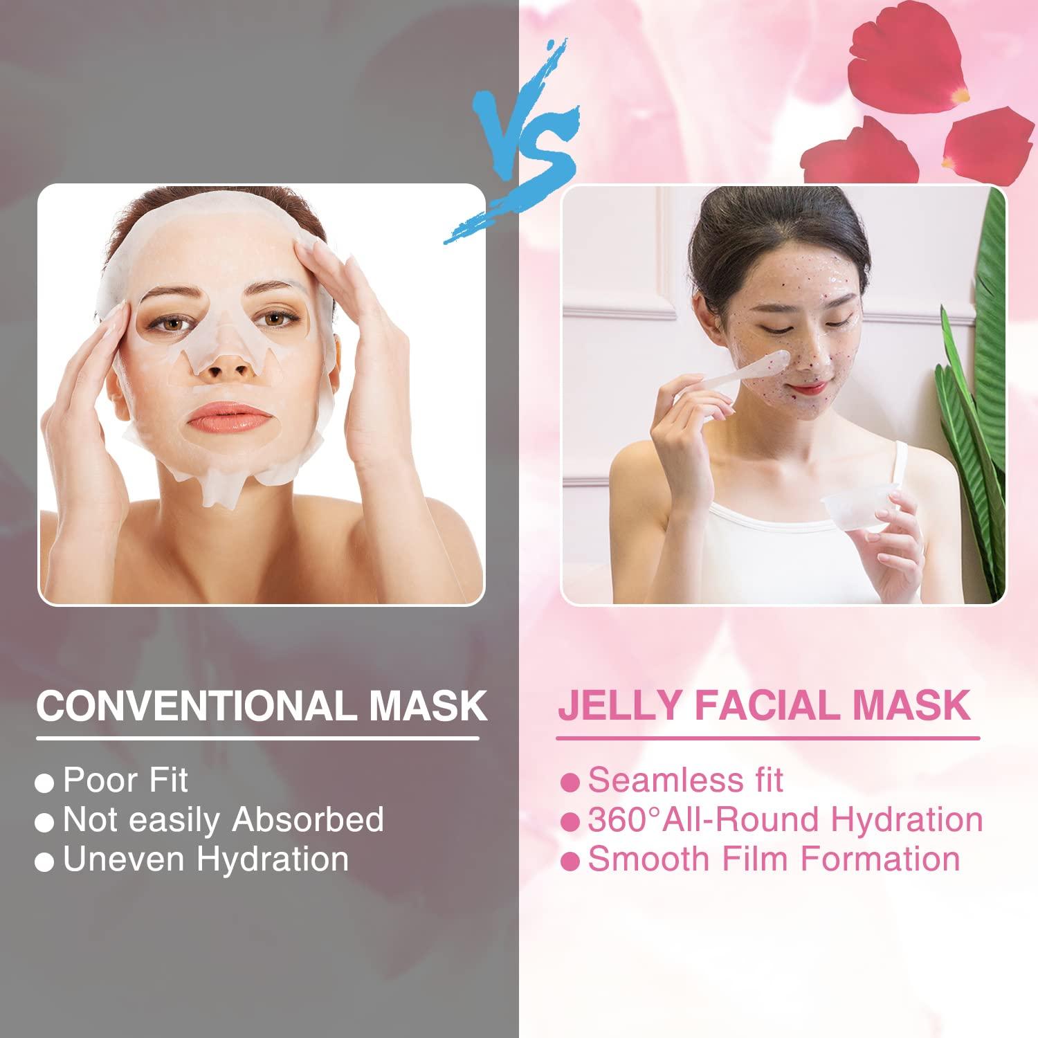 Jelly Masks for Facials Peel Off Moisturizing Jelly Mask Powder