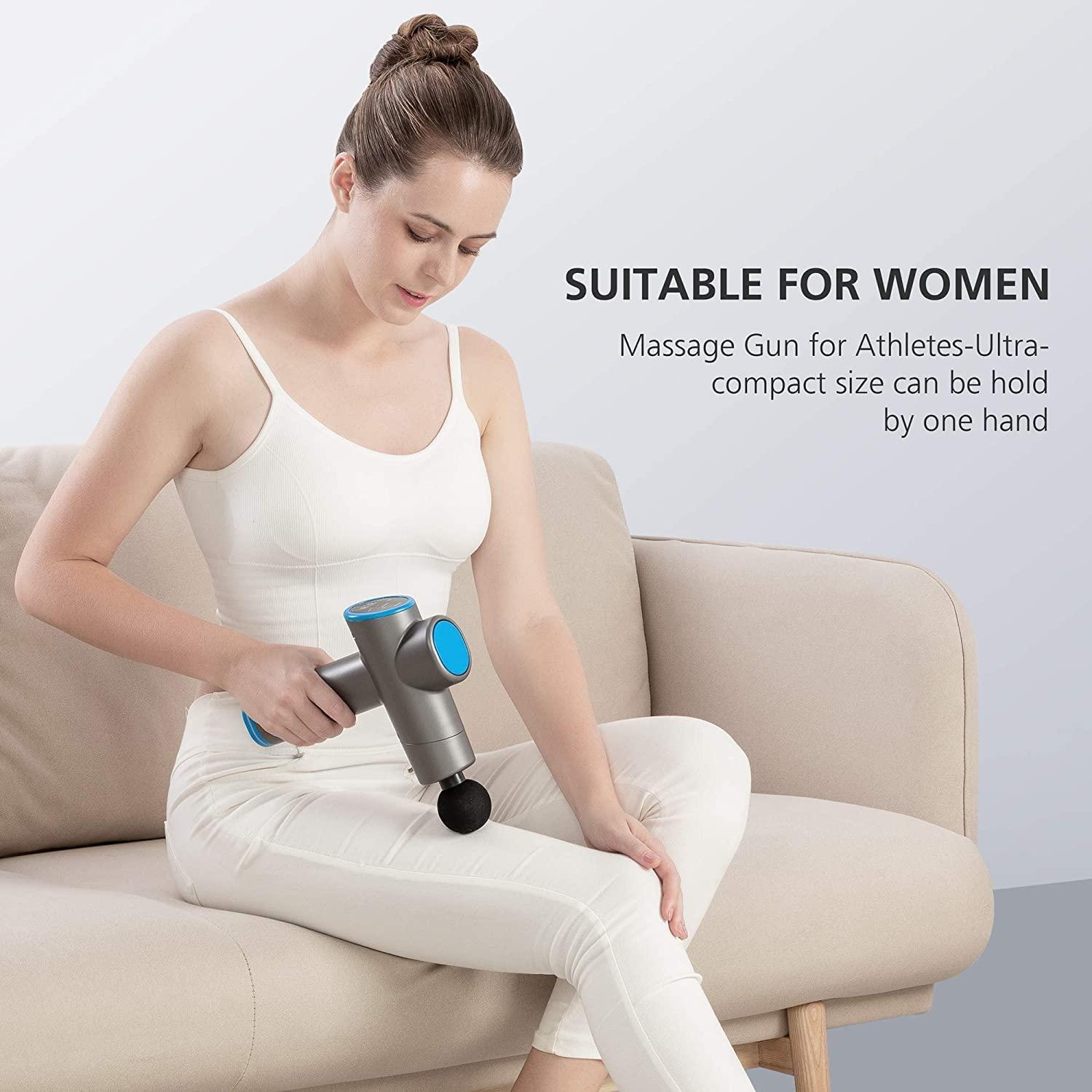 Comfier Massage Gun with Heat,Muscle Massge Gun for Athletes,Handheld
