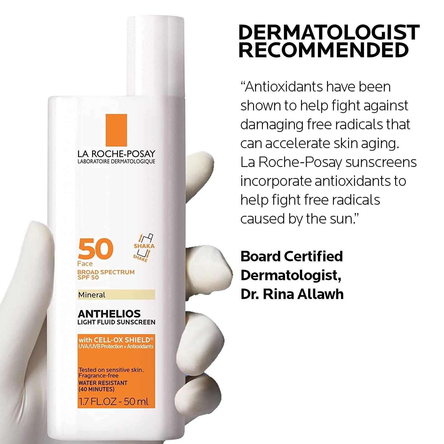 La RochePosay Anthelios Mineral UltraLight Face Sunscreen SPF 50