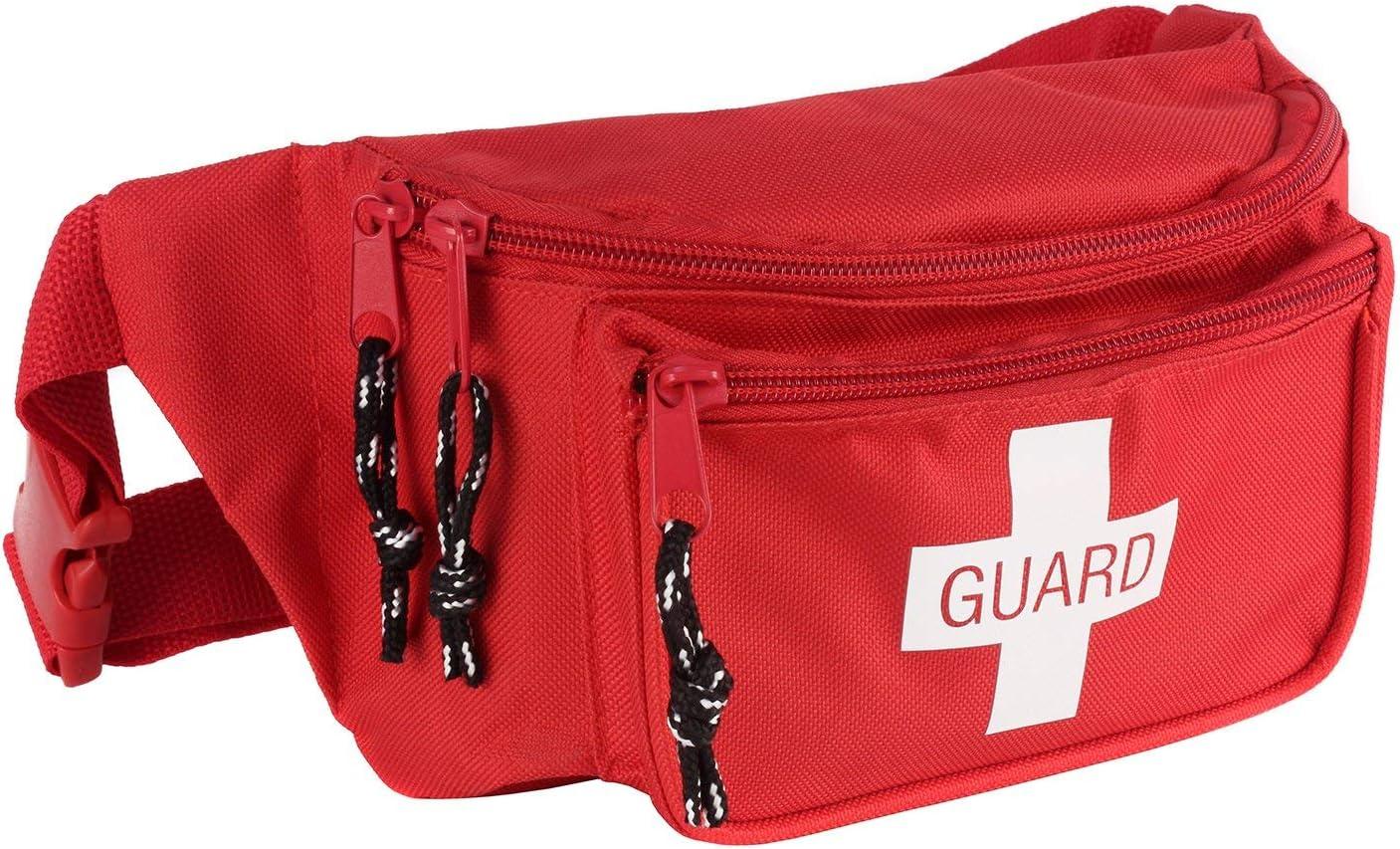 Ever Ready First Aid Fanny Pack/Hip Pack Fully Stocked First Aid Kit with  Adult & Infant CPR Combo Masks (72 Piece Set)