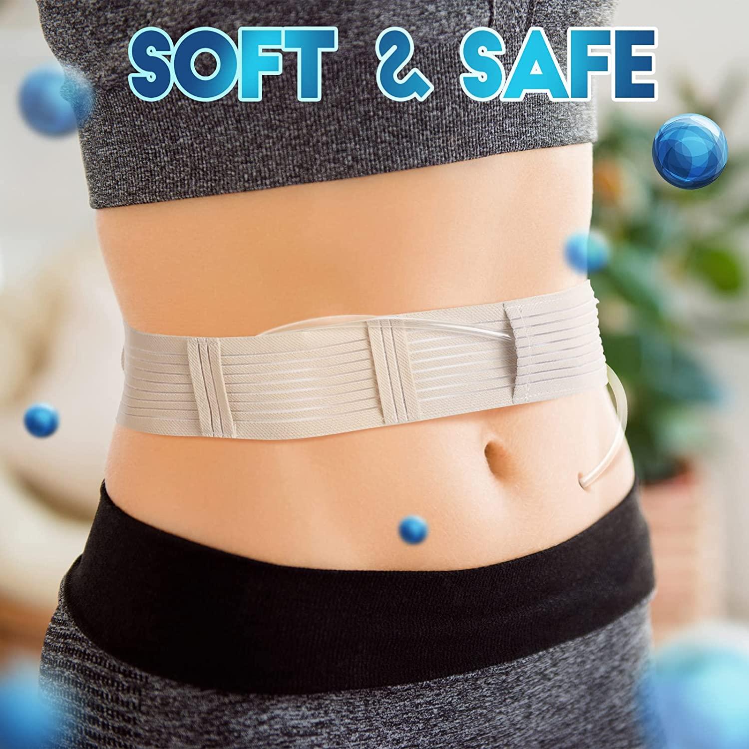 Peritoneal Dialysis Belt 2 Pieces Breathable Peg Tube Holder Stretch