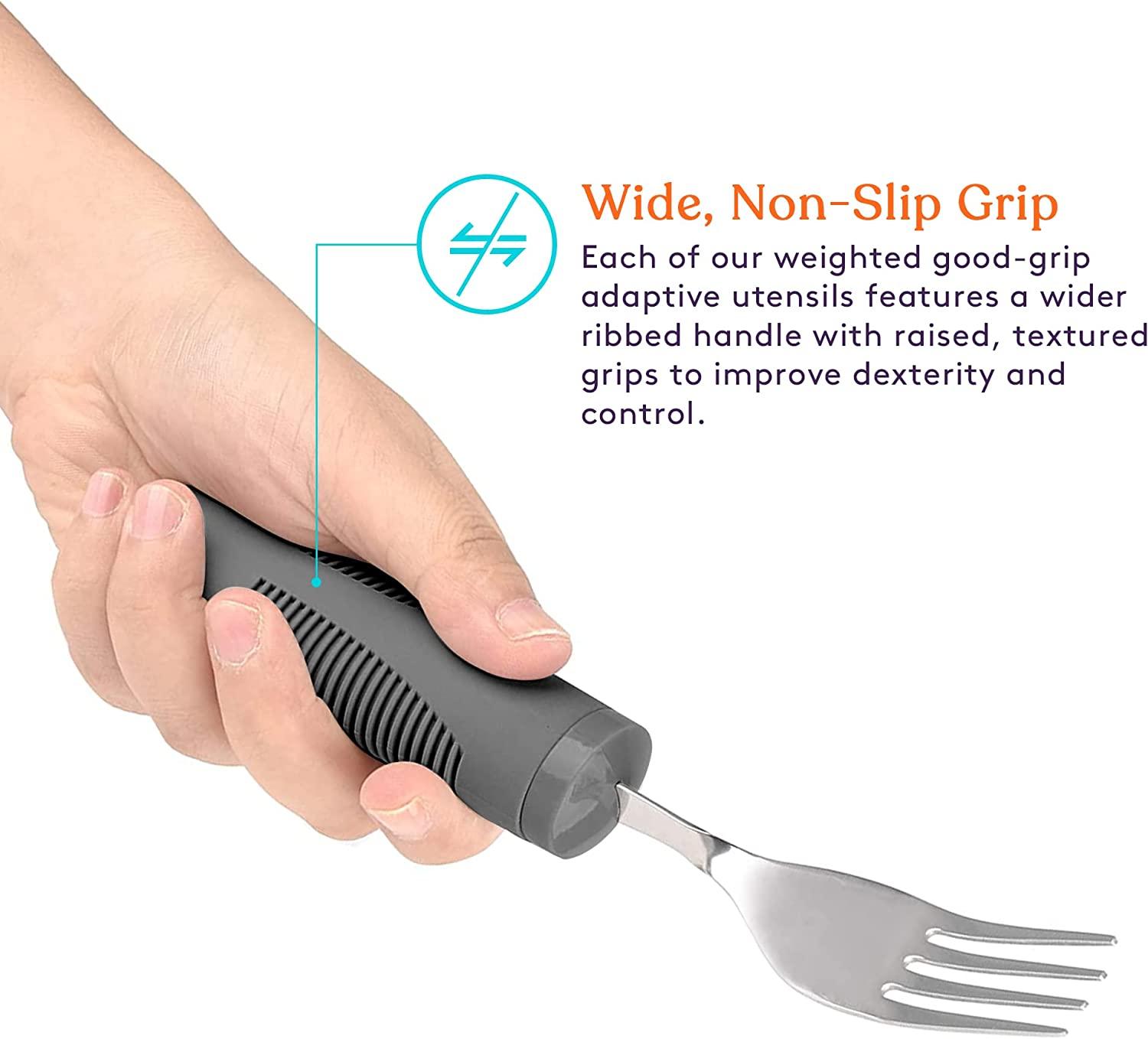 Special Supplies Adaptive Utensils (4Piece Kitchen Set) Weighted, Non