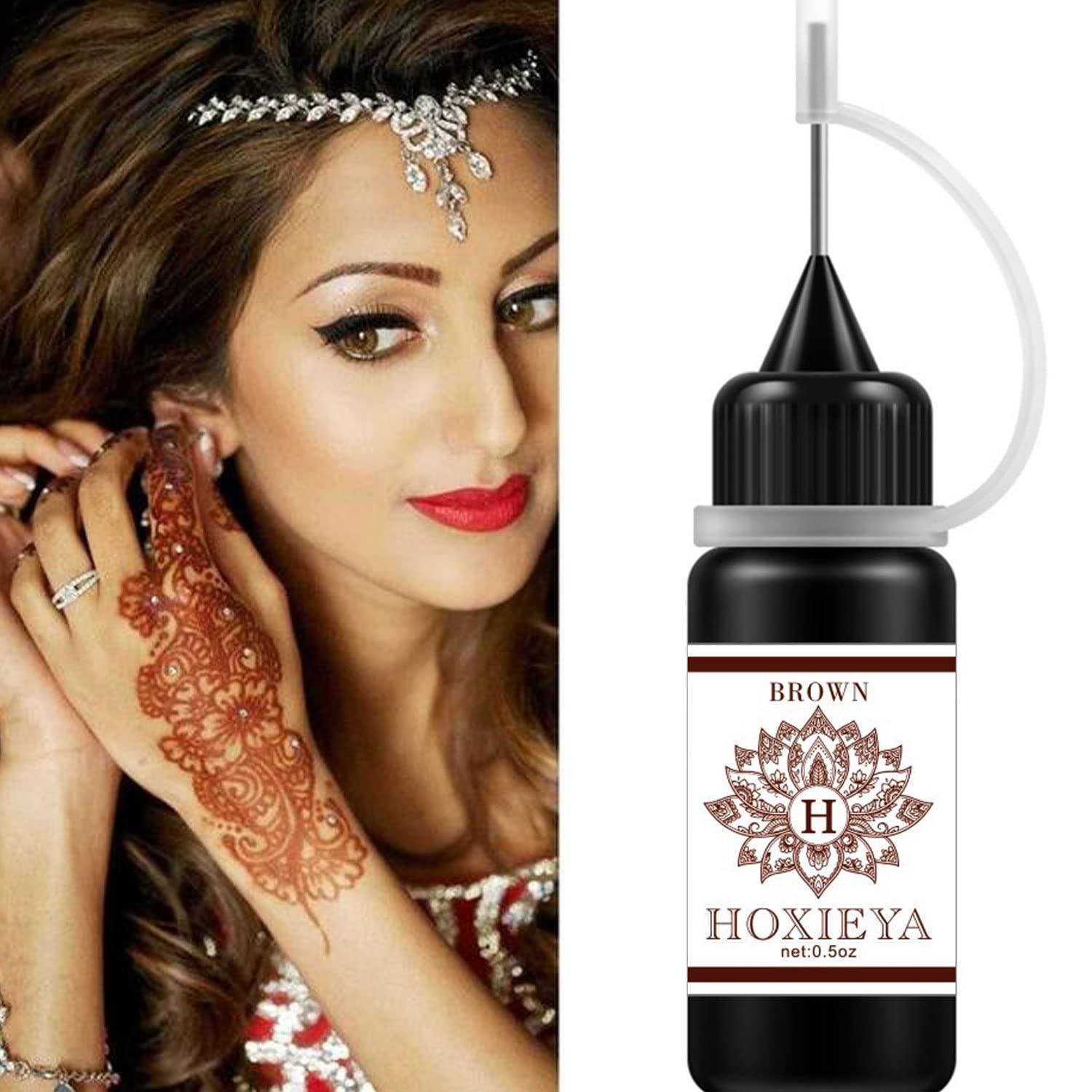 HOXIEYA Fake Freckles Temporary Tattoo Kit Brown SemiPermanent DIY