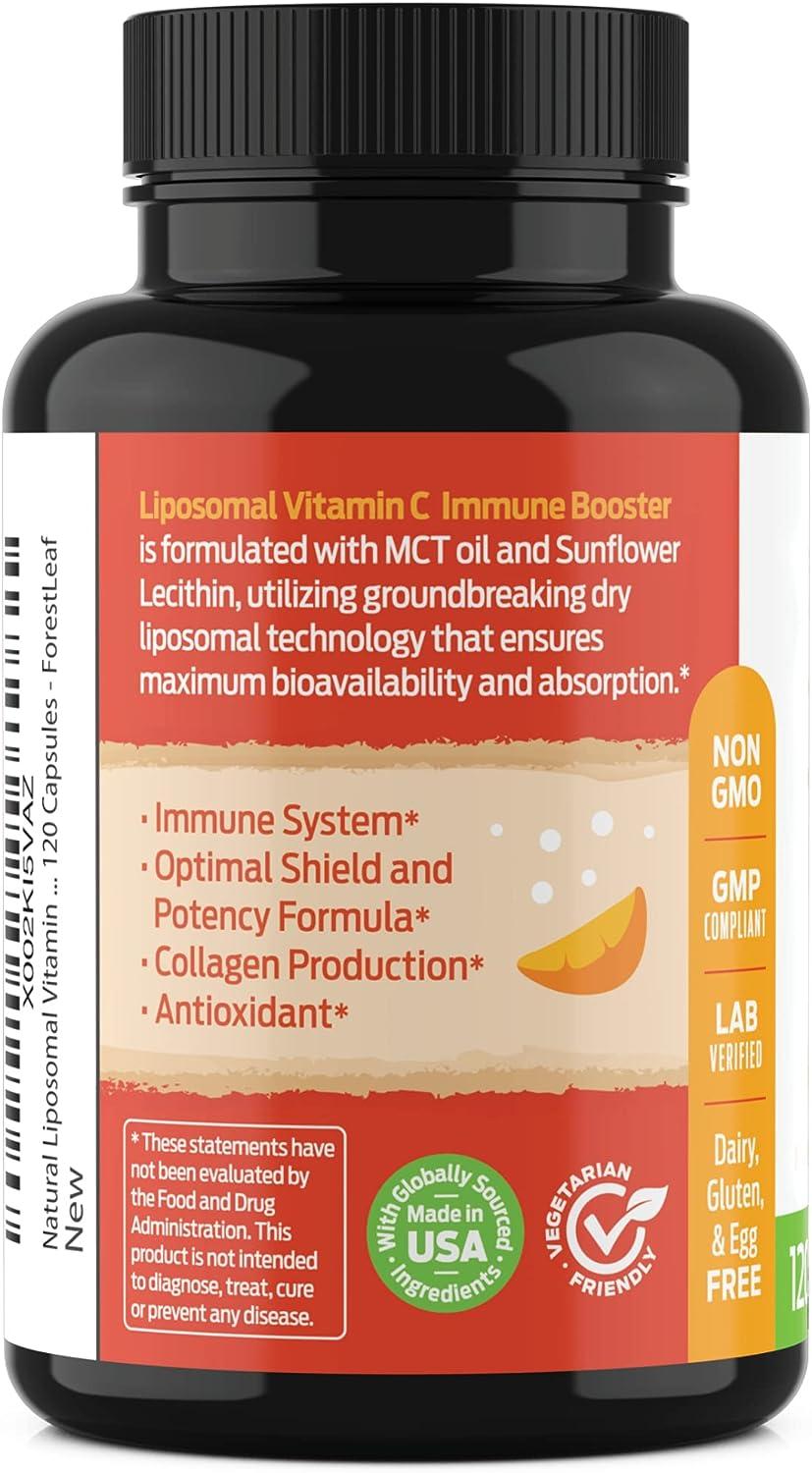 ForestLeaf Liposomal Vitamin C VIT C C 1000mg Immune Booster w