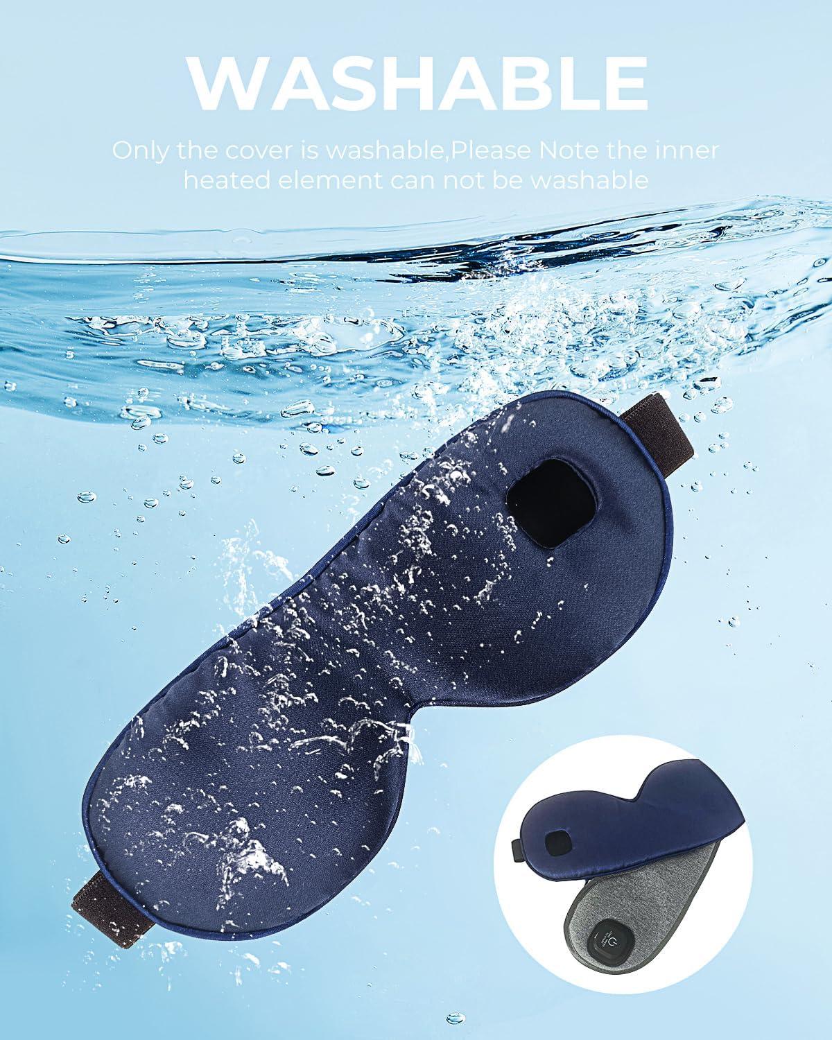 Aroma Season Heated Eye Mask - Cordless Moist Heat Compress For - View #11