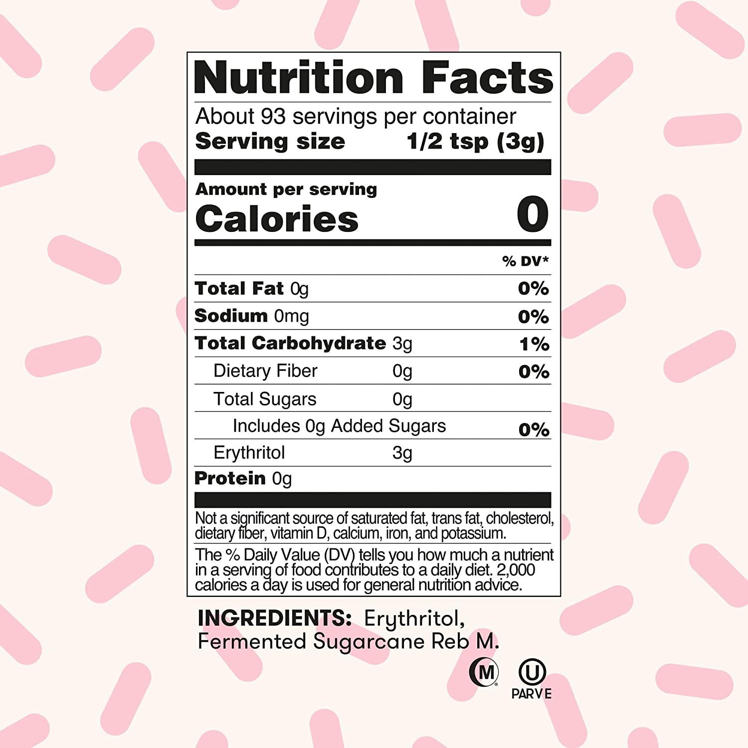 Purecane, Spoonable Family Canister, Zero Calorie Confectioners