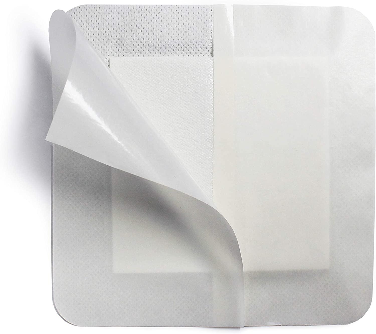 Medpride Waterproof Composite Wound Dressing Pads 6x6 Inch 10Pack