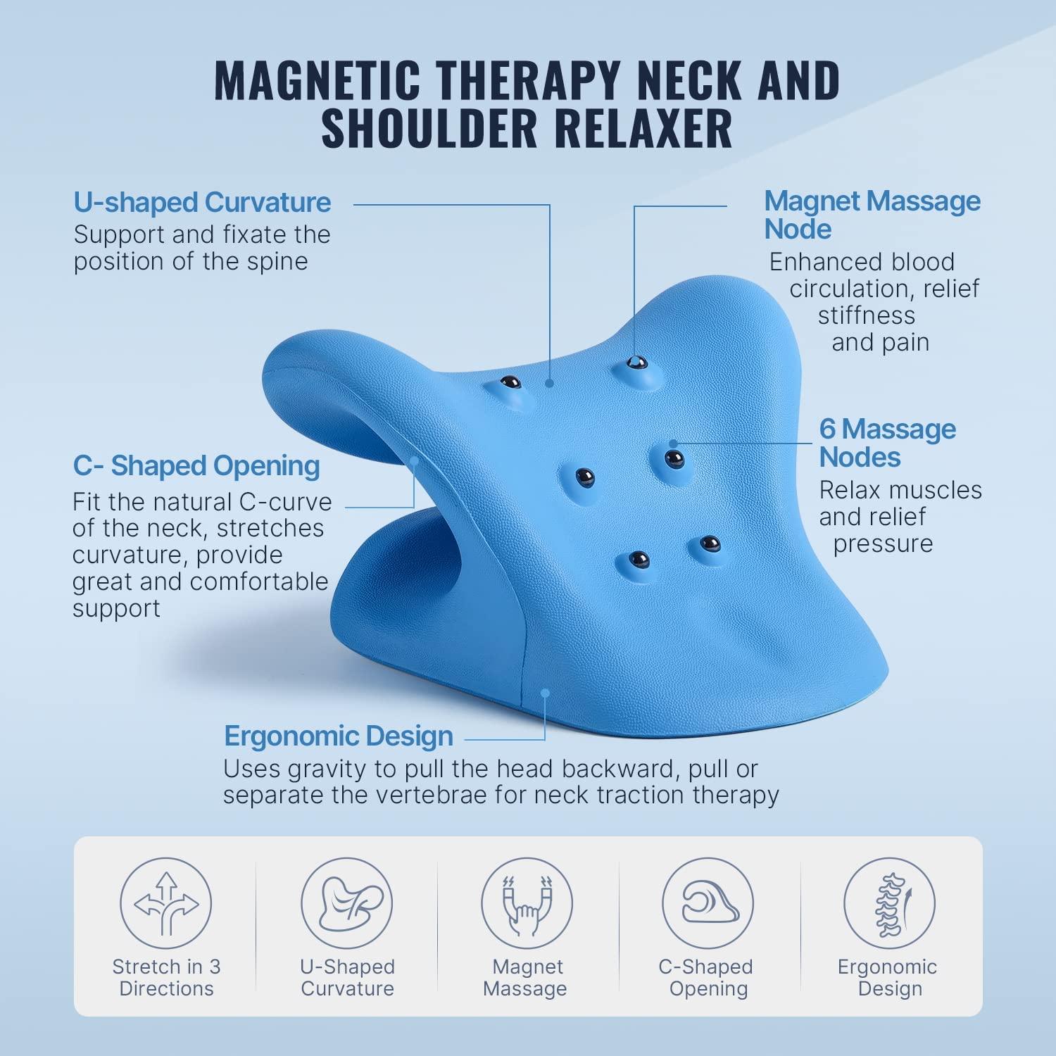 Neck Stretcher Therapy Neck and Shoulder Relaxer Pain Relief