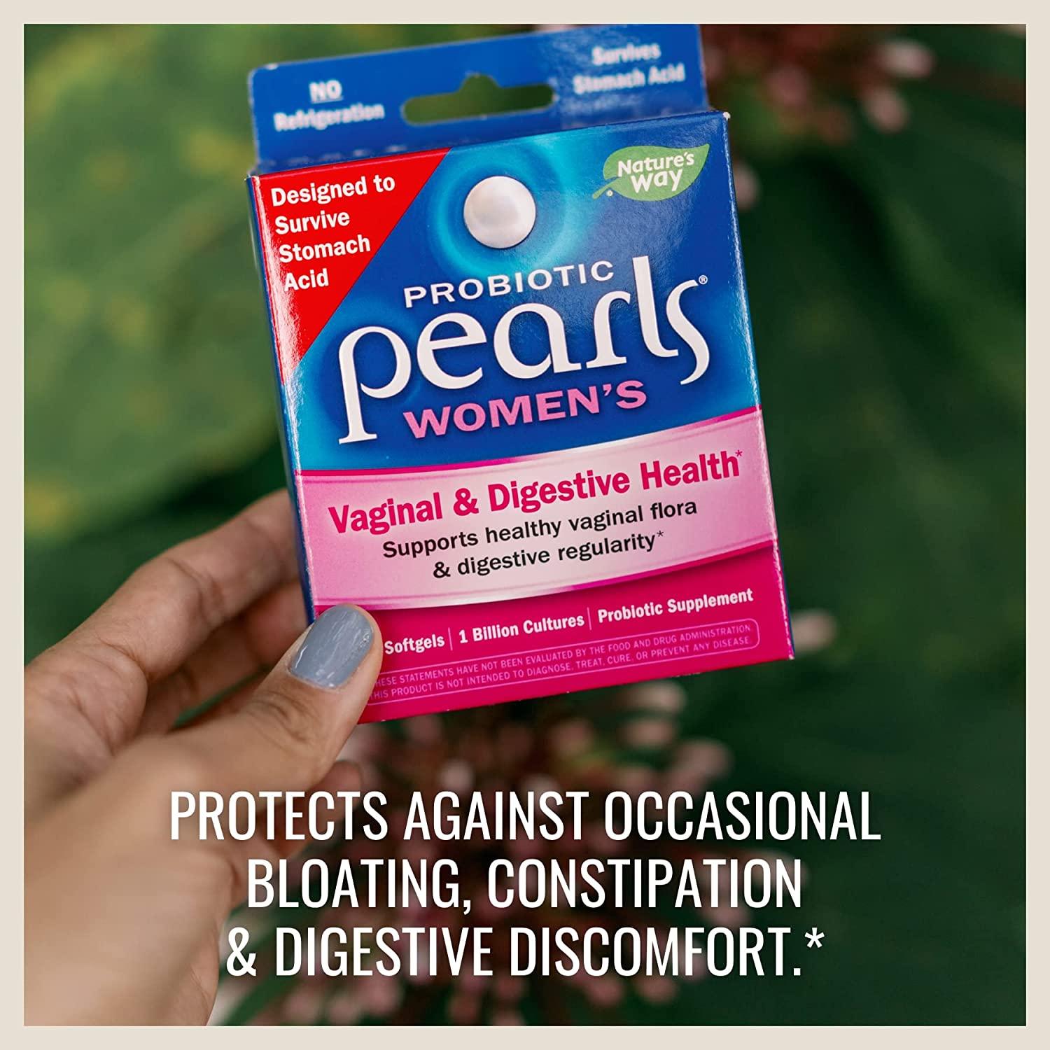Nature's Way Probiotic Pearls for Women's Vaginal & Digestive Health