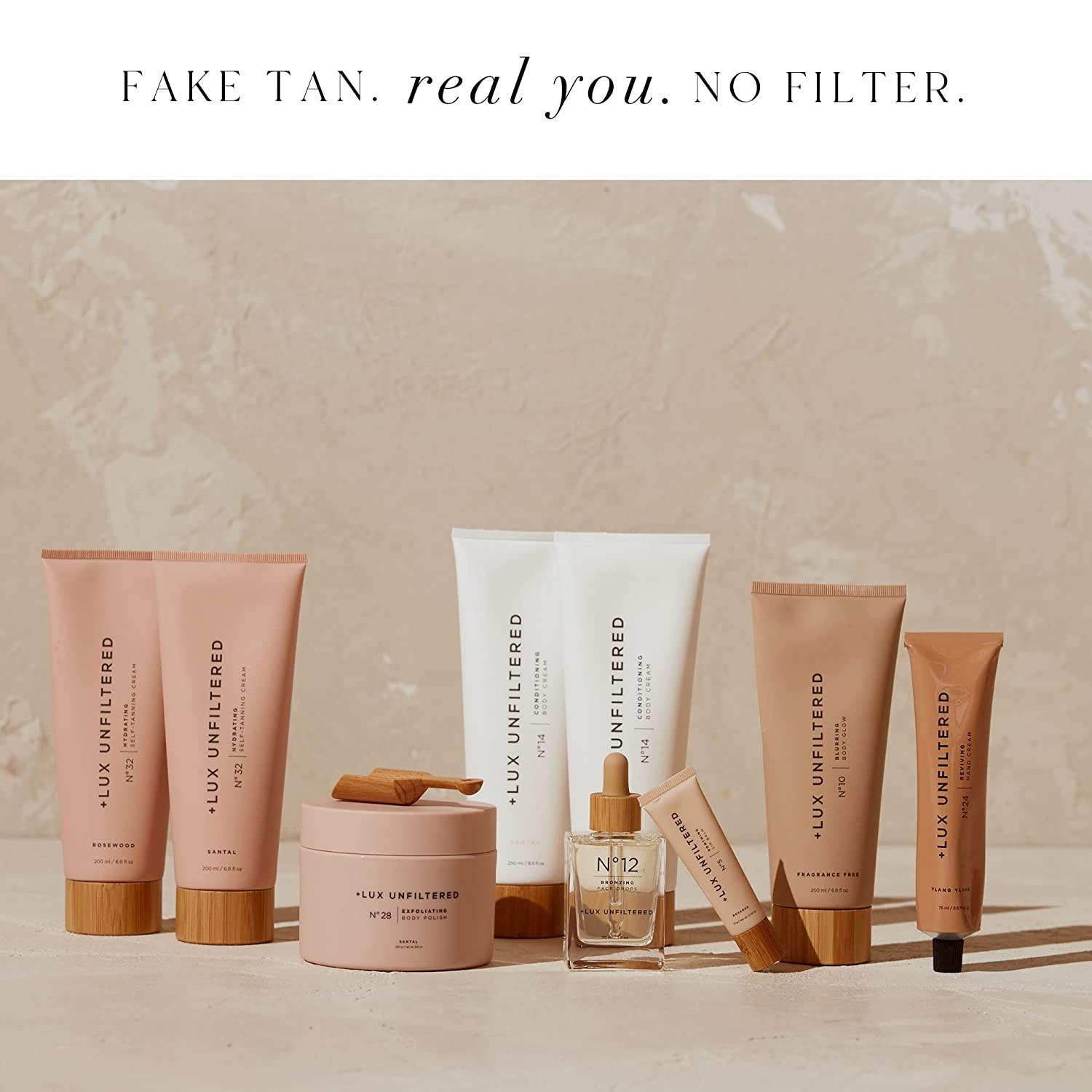 + Lux Unfiltered N32 Gradual Hydrating Self Tanner in Rosewood Self