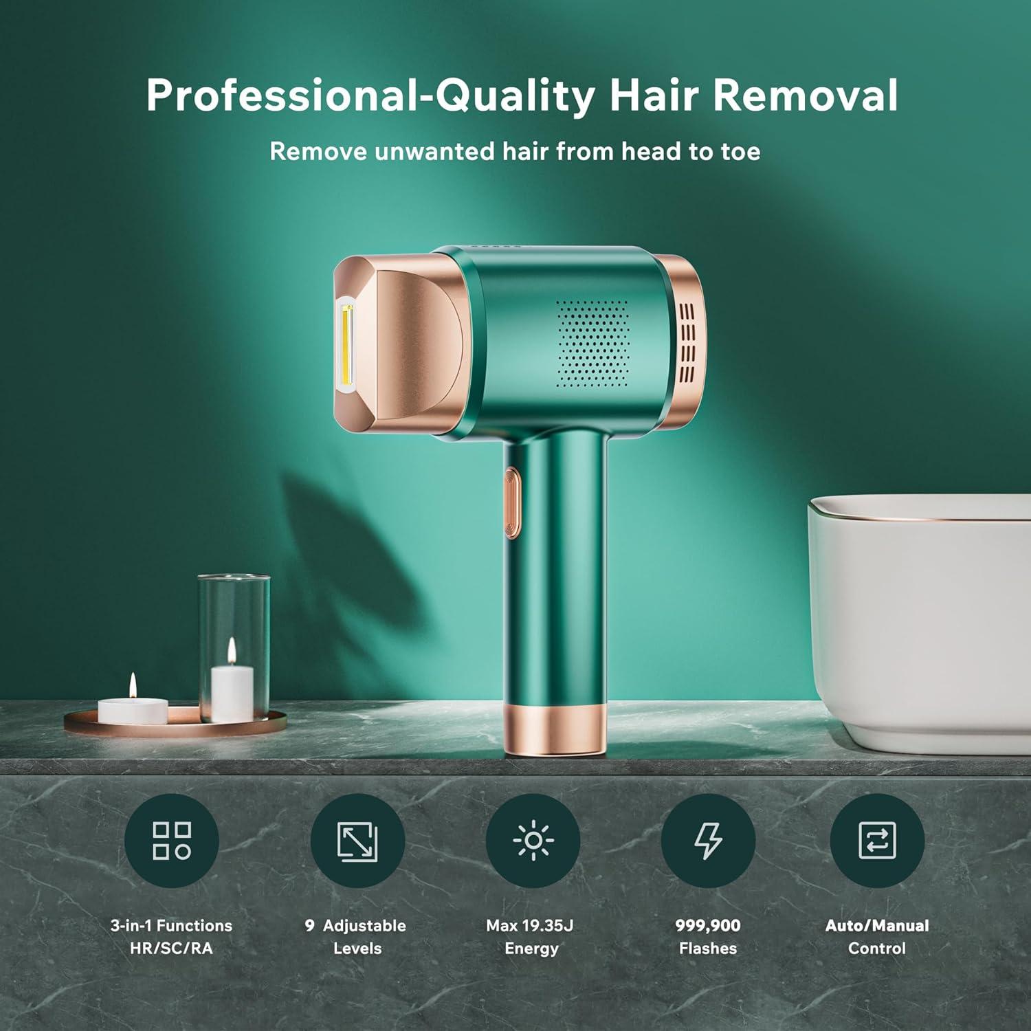 AMINZER 2023 IPL Hair Removal Device 3-in-1 Functions HR/SC AMINZER 2023 IPL Hair Removal Device 3-in-1 Functions HR/SC