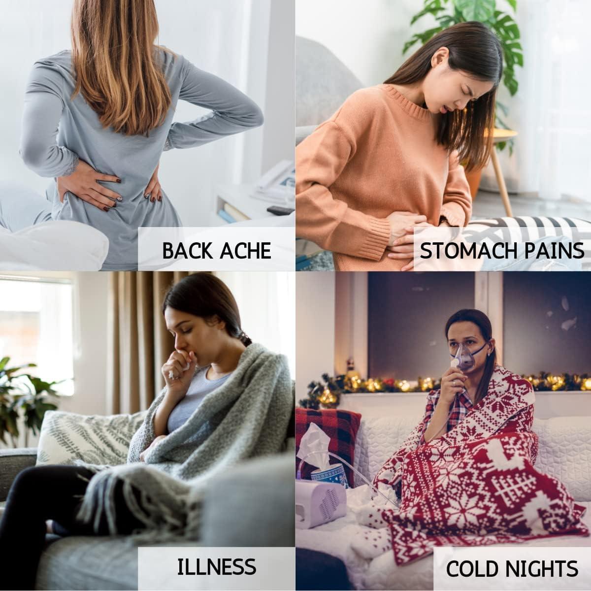 Rainbow Tie Dye Faux Fur Hot Water Bottle With Pom Poms 2L Plush Teddy Fleece Cover For Warmth Natural Rubber Uk Safe Tested Ideal Gift For Adults Kids By Olivia Rocco - View #9