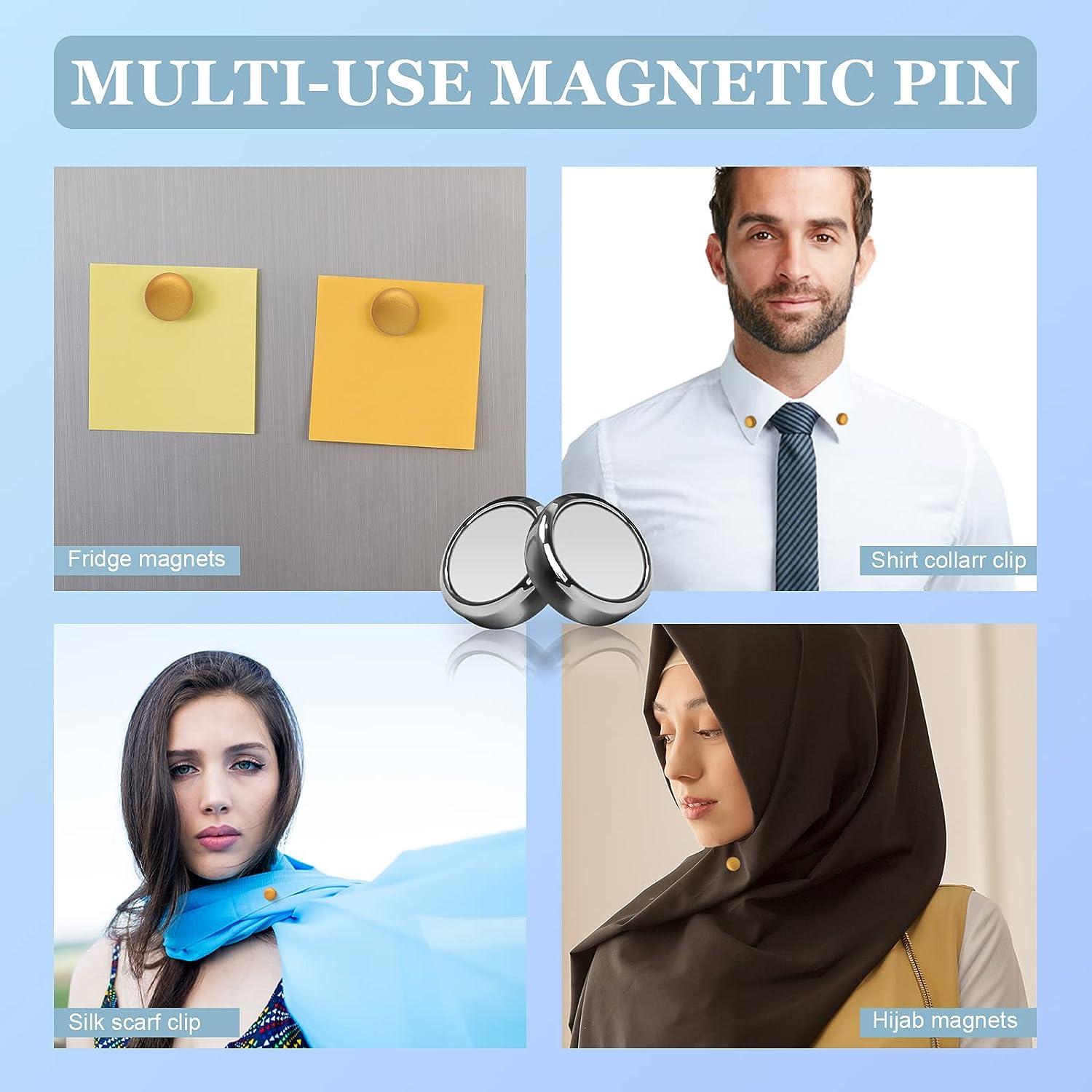 Hijab Magnetic Pins 8 Pieces Hijab Magnets Coldairsoap Pinless Magnetic  Hijab Pins Hijab Round Magnets for Women Multi-Use Colorful Magnetic Hijab  Round Magnetic Hijab Pins Rustic Style