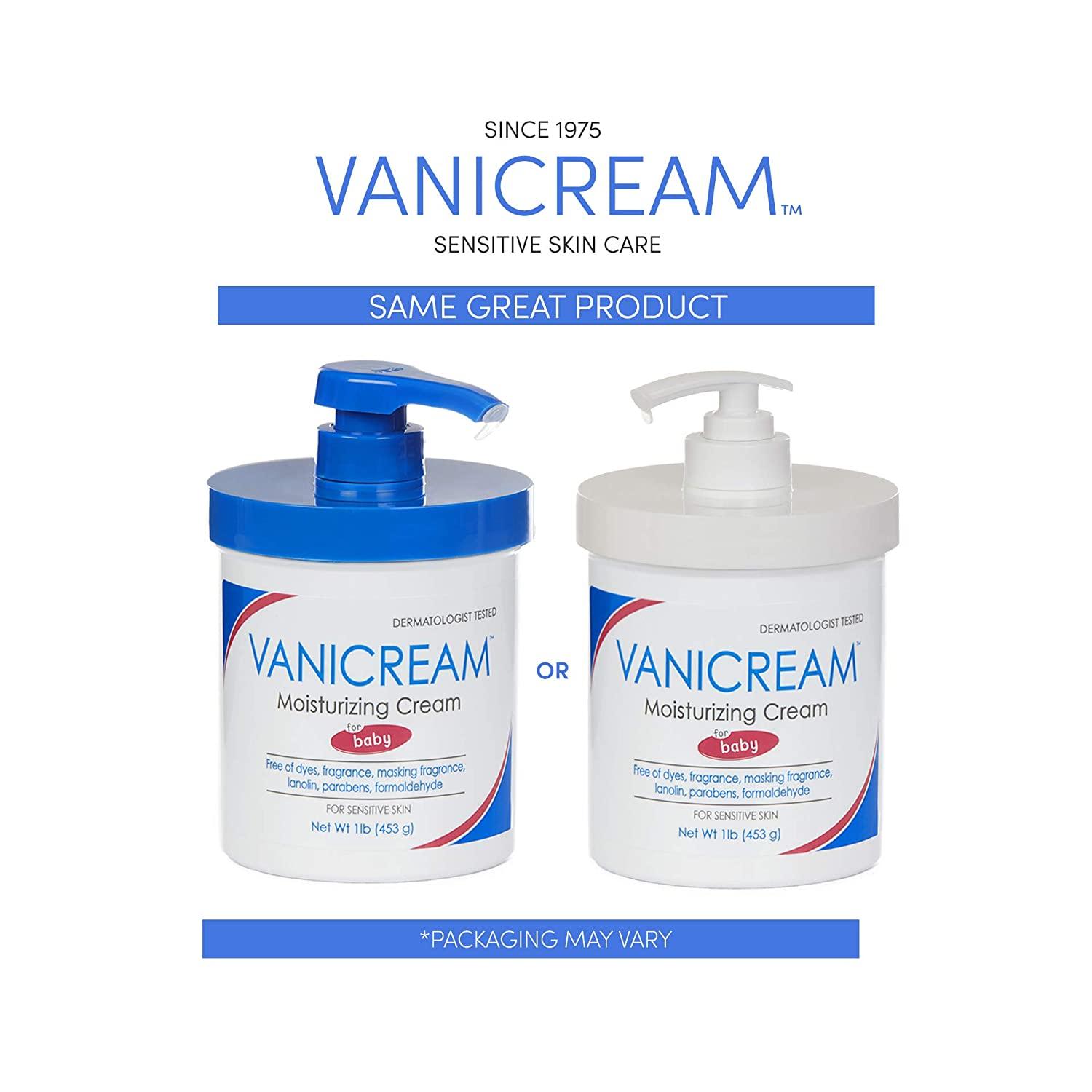 Vanicream Gluten Free Fragrance Free Baby Moisturizing Cream 16 oz Pump