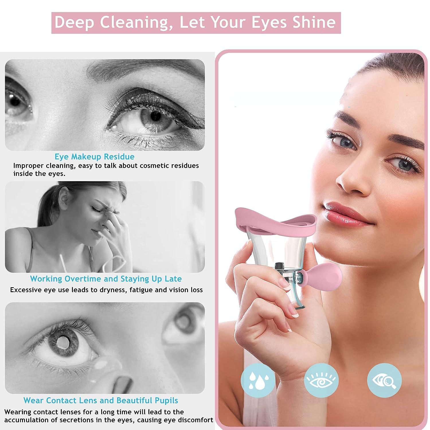 thumbnail image 2 of Silicone Eye Wash Cup Kit - Portable Eye Care Device For Soothing Tired Eyes And Removing Irritants 2 of 12