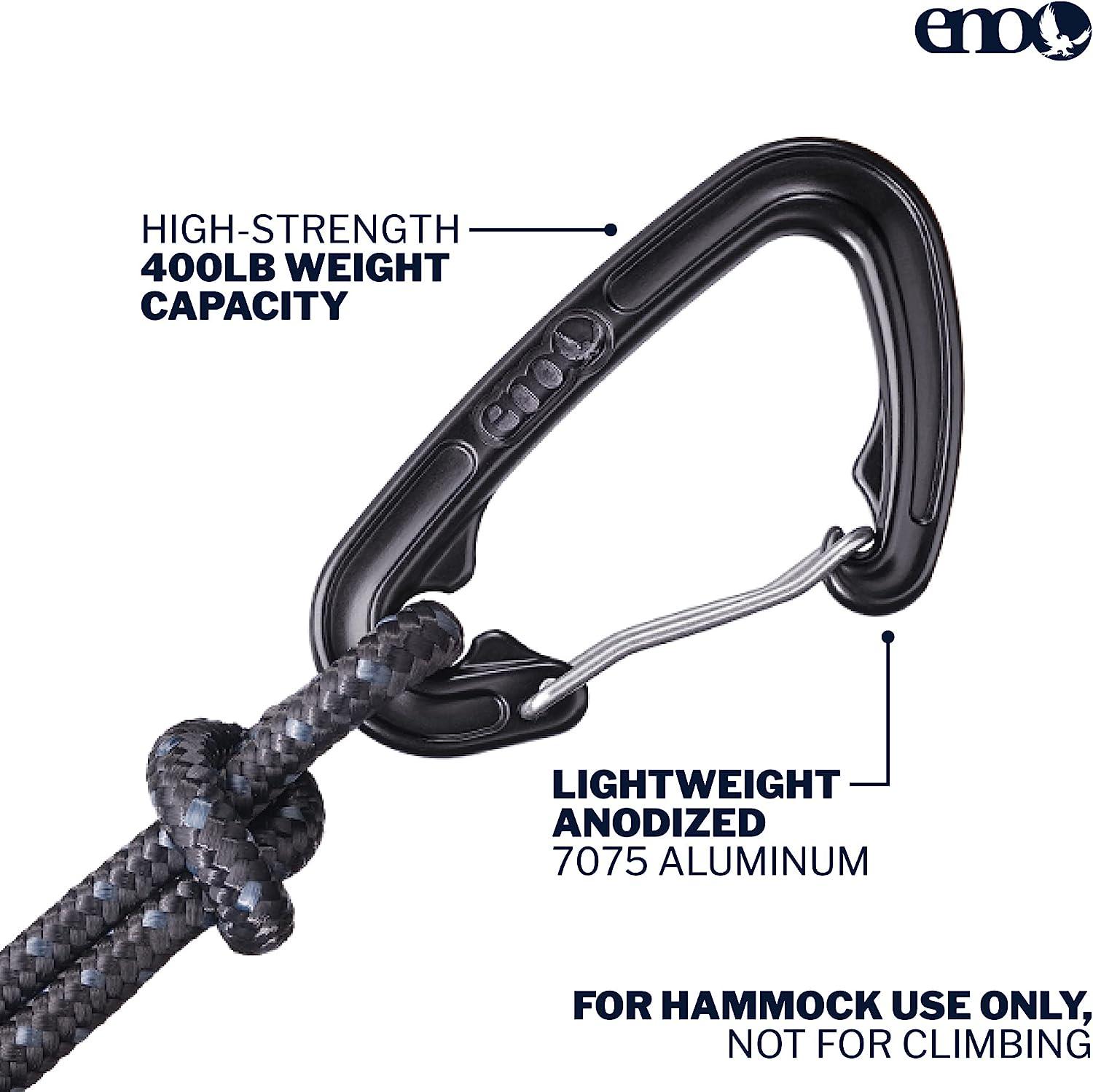 ENO, Carabiner for Outdoor Hammocking, Hiking, Camping, Beach