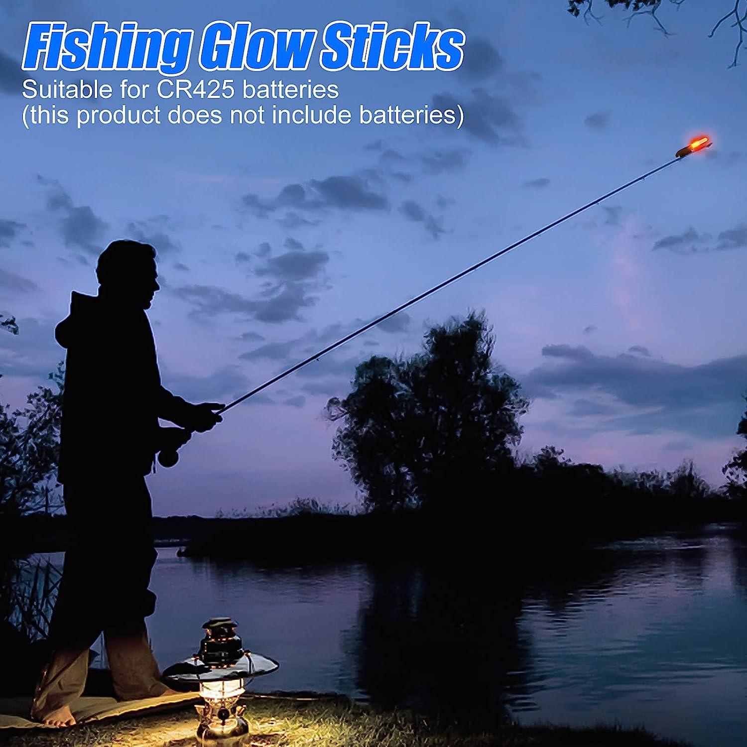 TSV 8 PCS Fishing Glow Sticks, LED Glow Sticks for Fishing, LED Night  Fishing Strike Alert Glow Stick Bite Alarm, Waterproof Luminous Glow Lamp, Rod  Tip Glow Sticks Tube Tackle for Sea