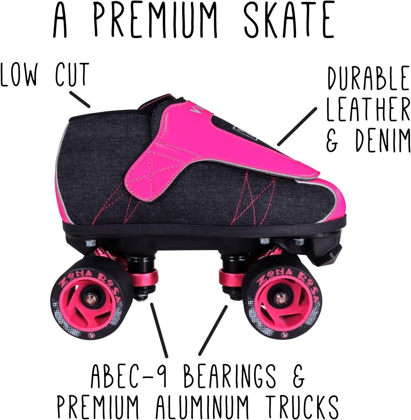 VNLA Junior Zona Rosa Jam Skates - Indoor Unisex Roller