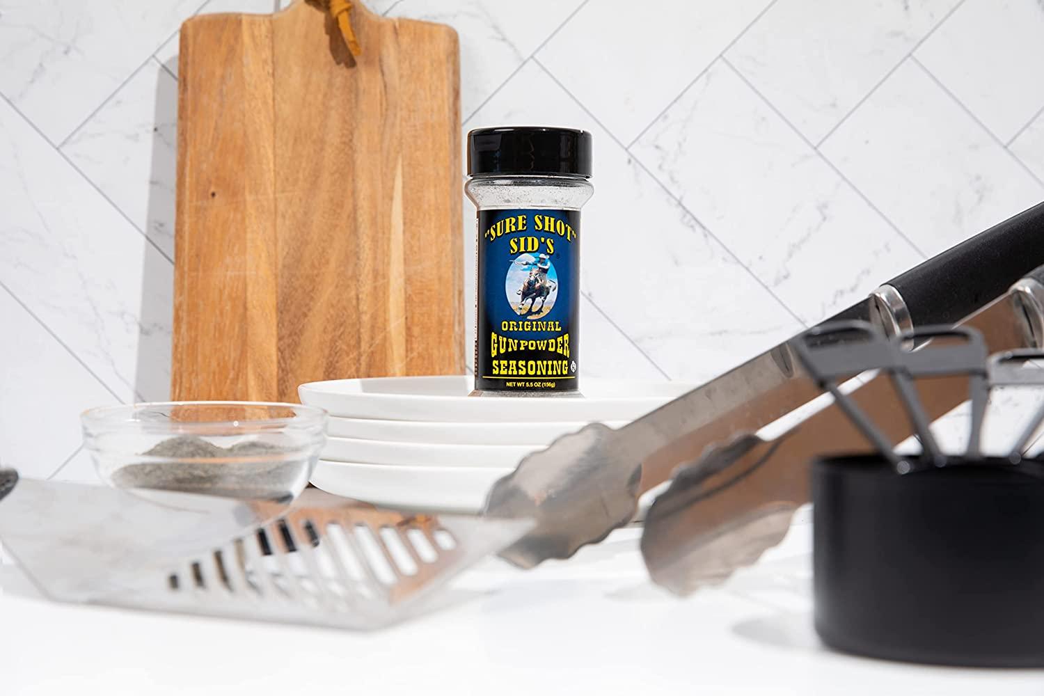 Sure Shot Sids Gunpowder Seasoning Famous Bbq Rub Powder Grill