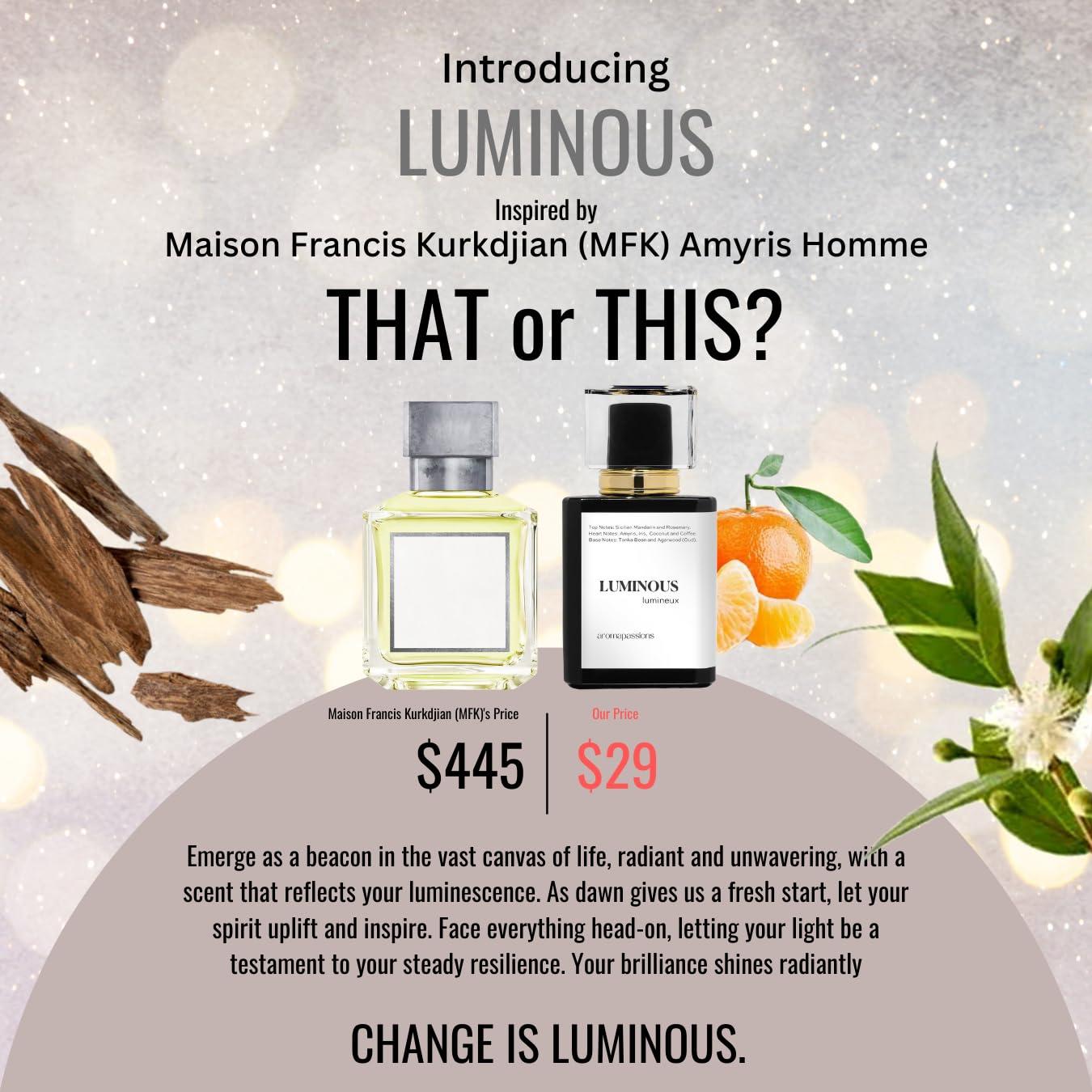 LUMINOUS Inspired by MFK AMYRIS HOMME Perfume for Men