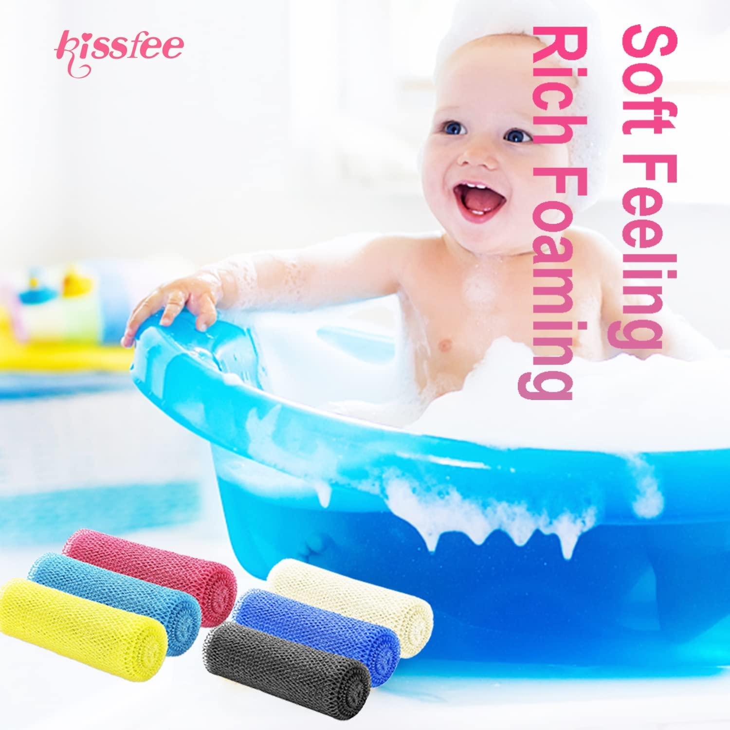 African Net Sponge Kissfee Body Exfoliating Bath Towel Skin Exfoliation