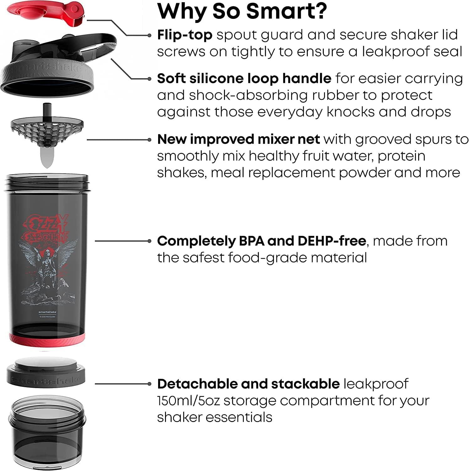 Smartshake- Reforce Stainless Steel Shaker, 900ml - - Aukščiausios Kokybės Maisto - View #10