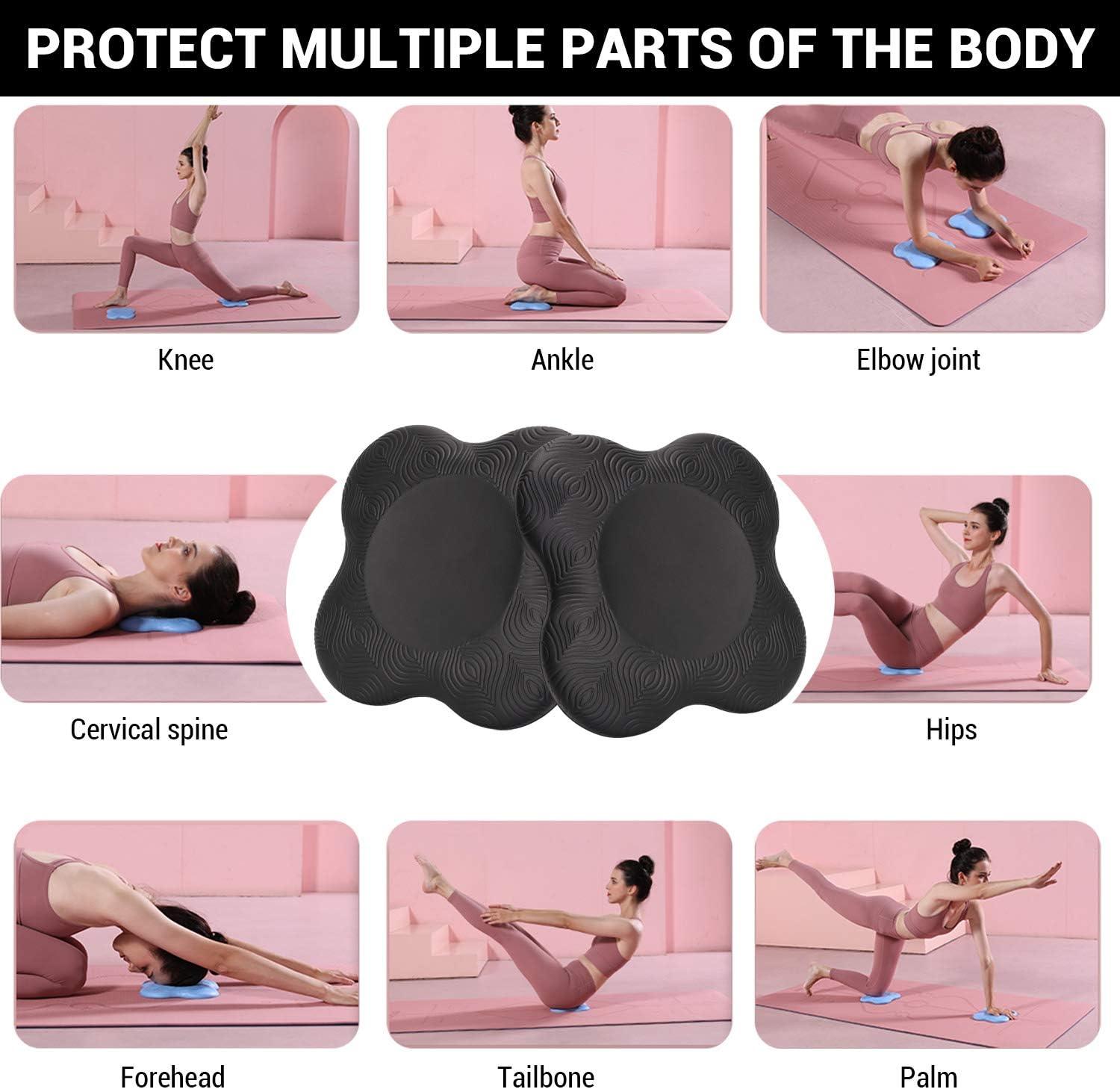 Yoga Knee Pad Support, Non Slip Cushion for Knees Thick Kneeling Pad, Soft  Yoga Knee and Elbow Wrist Pads for Women/Men, for Kneeling Down, Workout