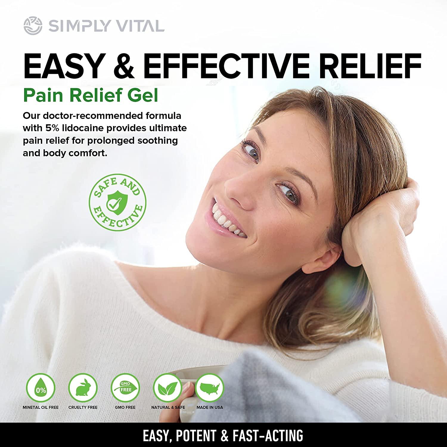 Hemorrhoid Treatment Cream Gel for Pain Relief Made in USA Fast