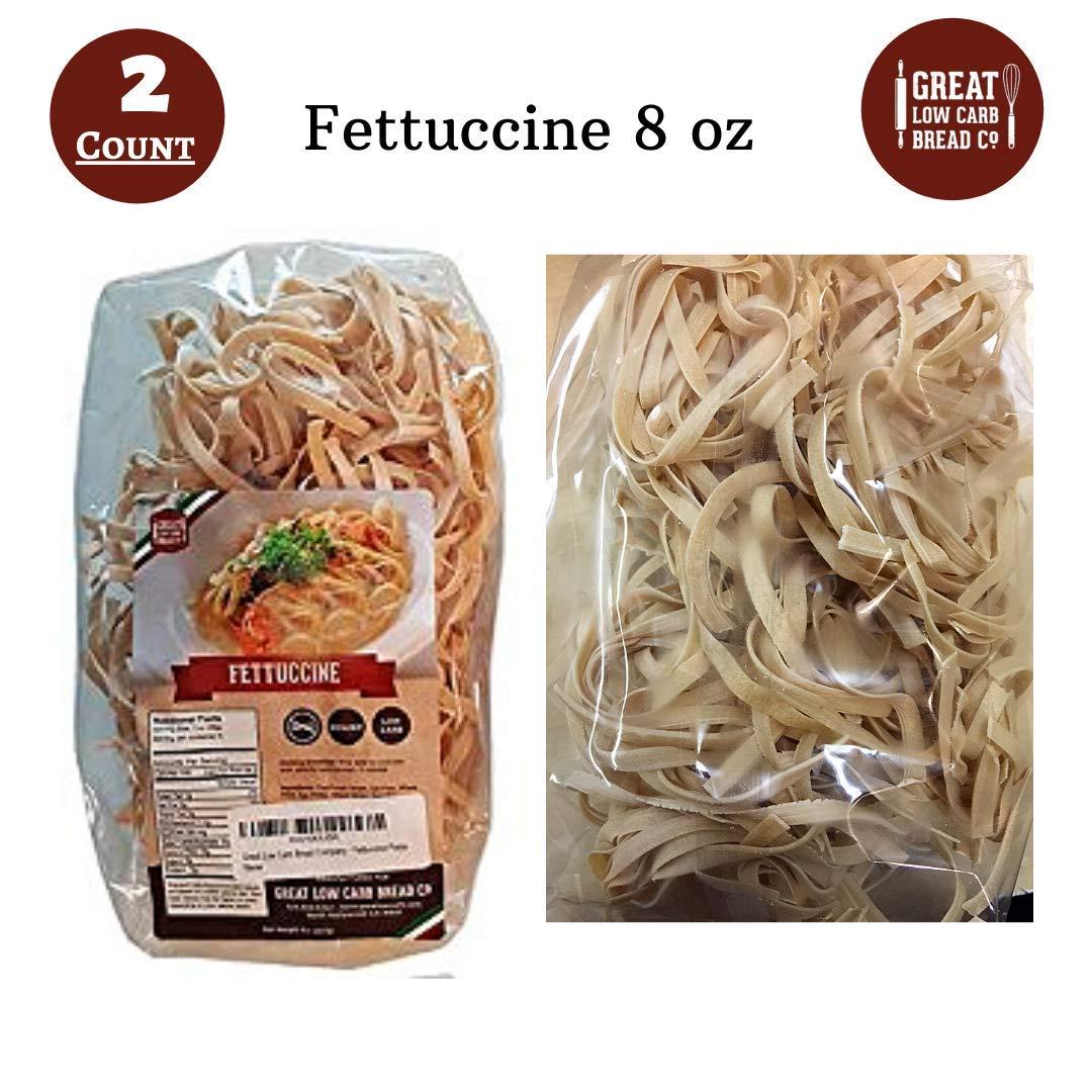 Great Low Carb Bread Company Fettuccine Pasta, 8 ounces 2 Packs