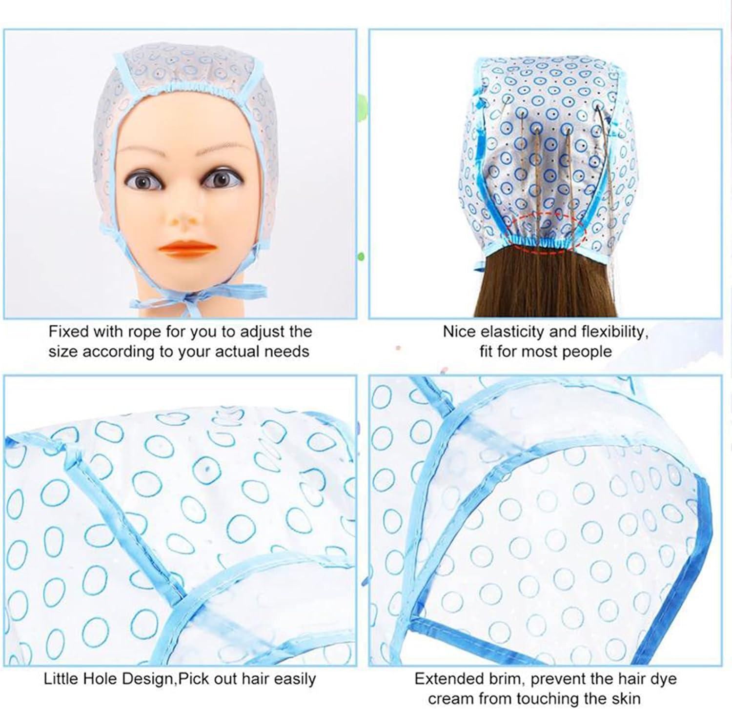 Hair Highlighting Kit Disposable Highlight Cap Coloring Dye Tool Set