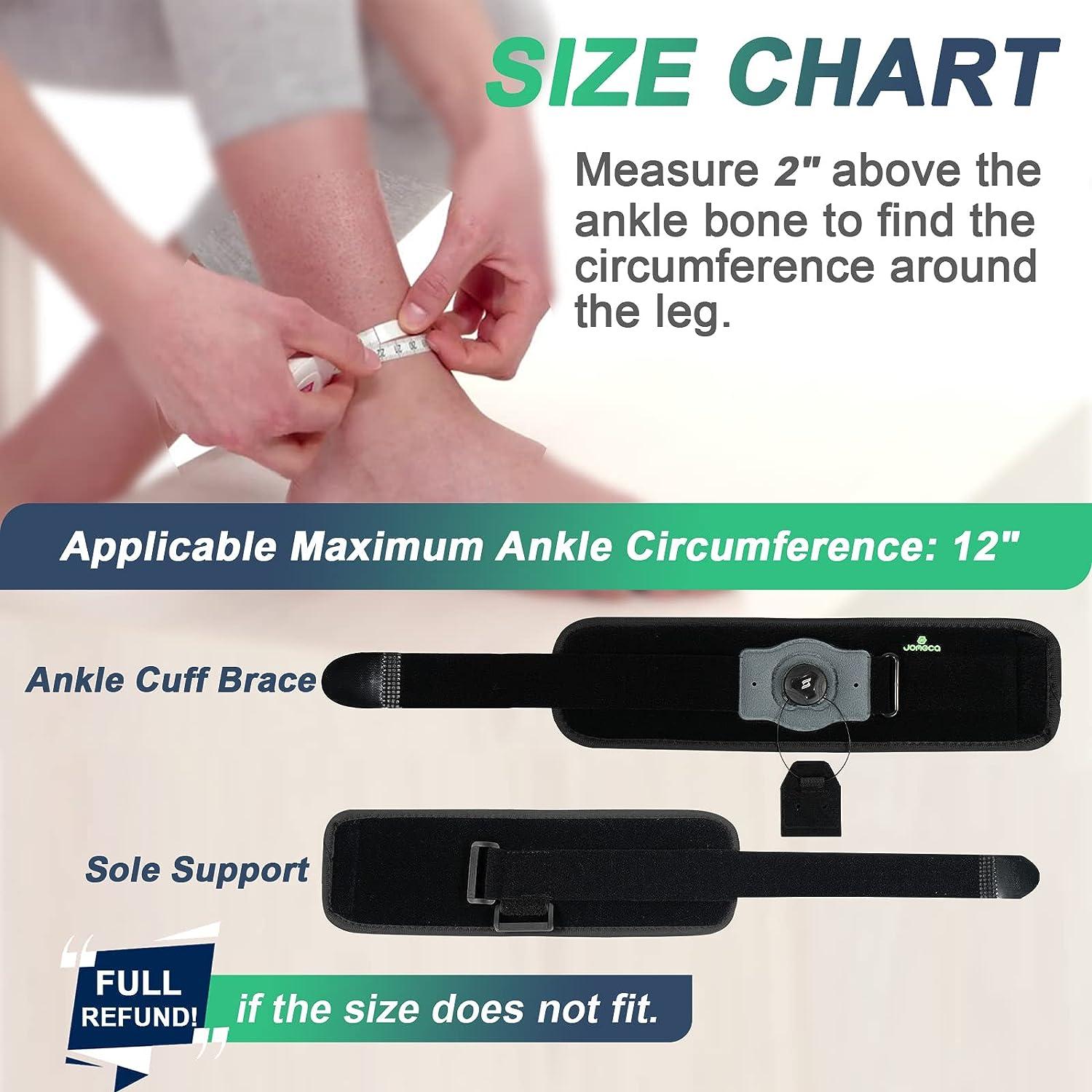 JOMECA Foot Drop Brace ReelAdjust Dorsiflexion AFO for Women & Men