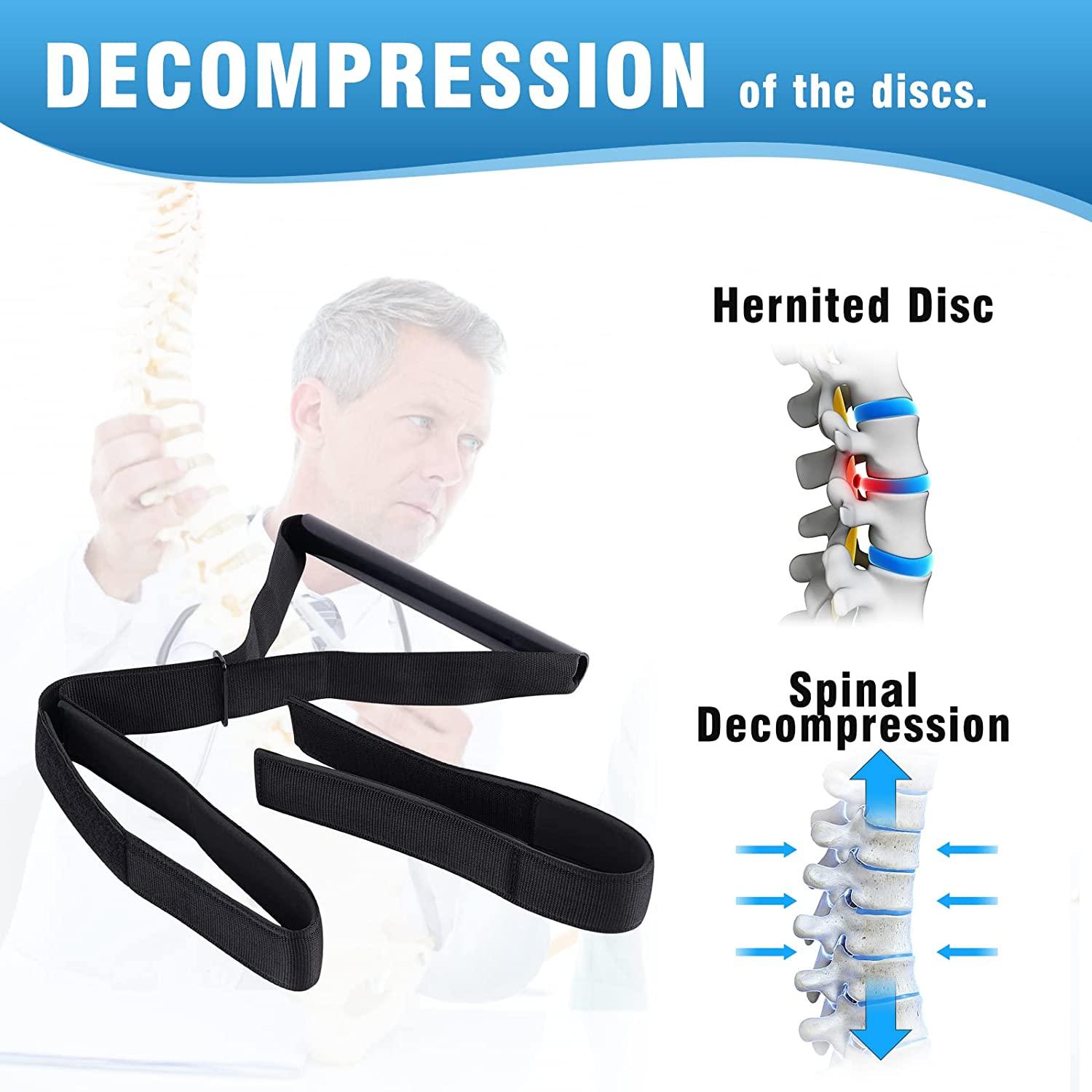Chiropractic Traction Tool with Chin Strap for Neck Pain