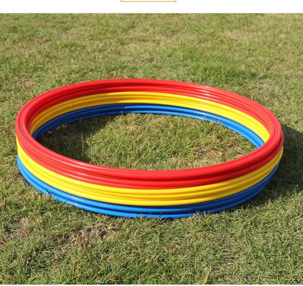 LIOOBO Agility Rings 40cm Set of 6 for Speed Training in Athletics