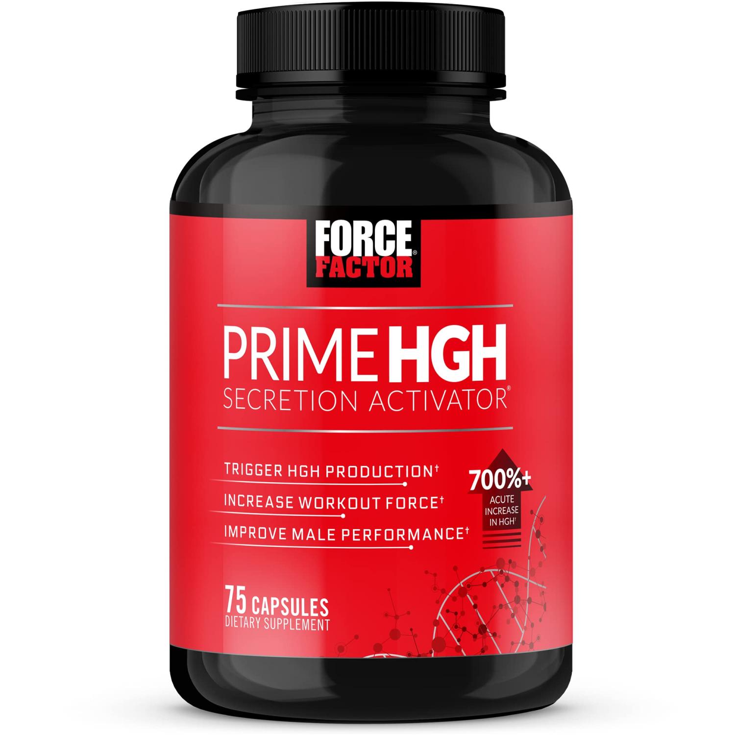Force Factor HGH Supplement for Men with AlphaSize 75 Capsules