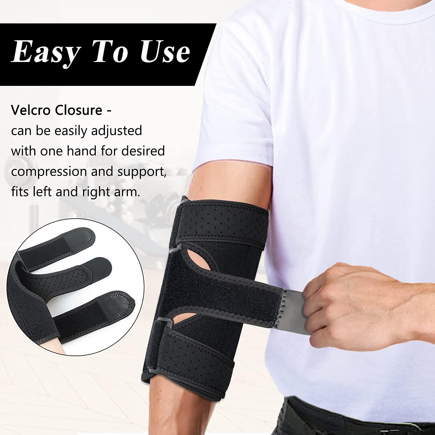 Elbow Brace for Pain Relief, Elbow Splint Immobilizer for Cubital