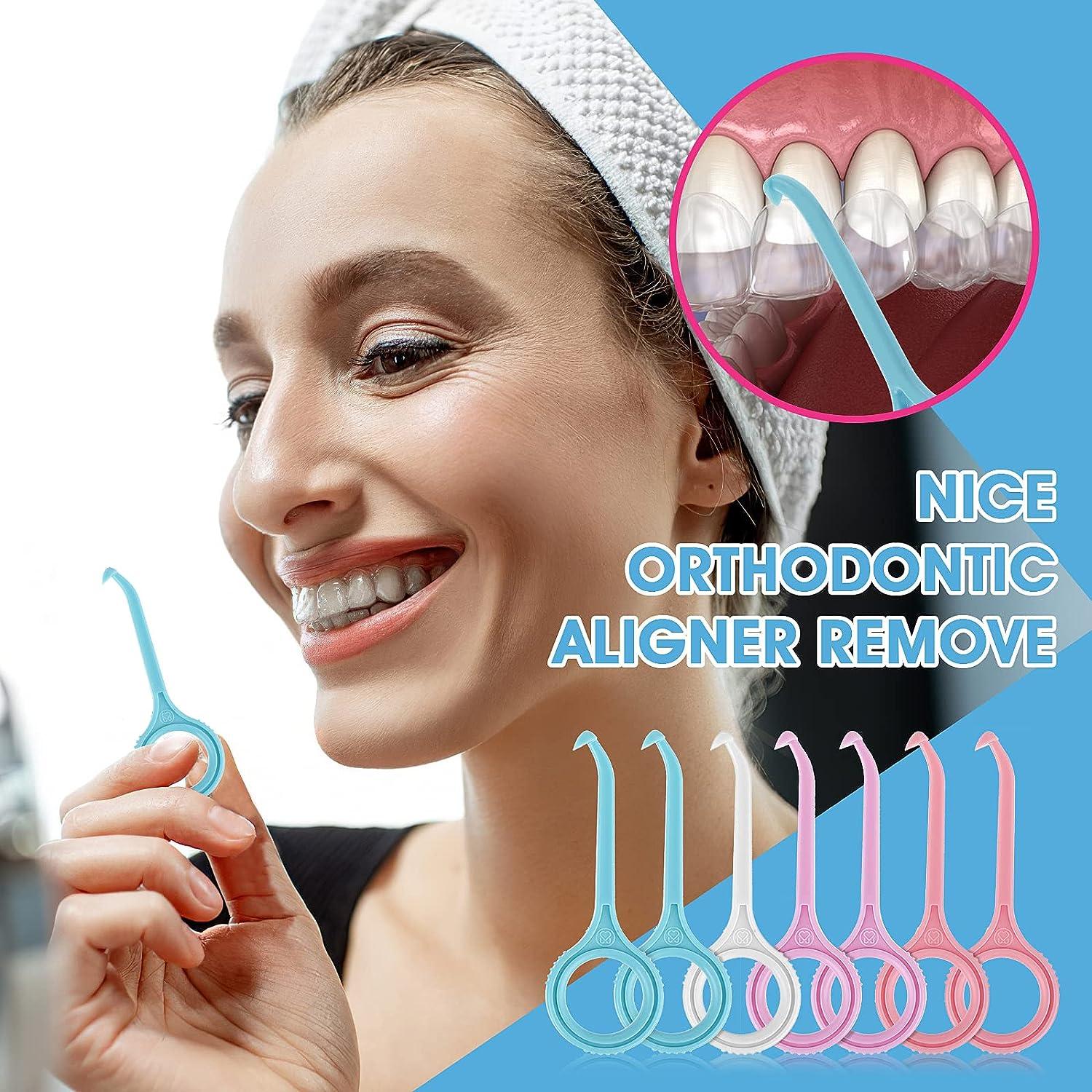 TIESOME 6Pcs Aligner Removal Tool Invisible Tooth Removal Aligner