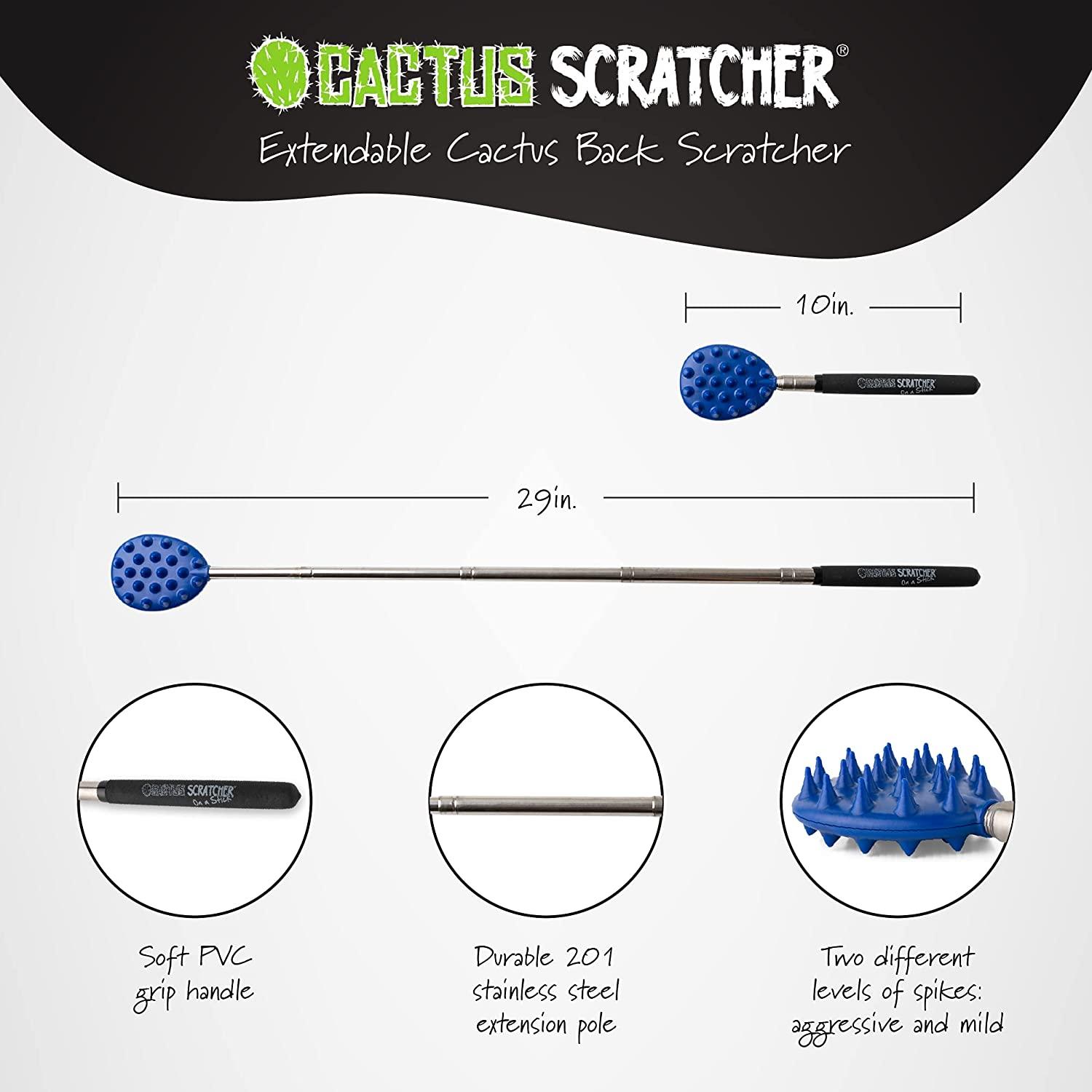 XL Big Stick Extendable Cactus Back Scratcher Ultimate Scratch Relief
