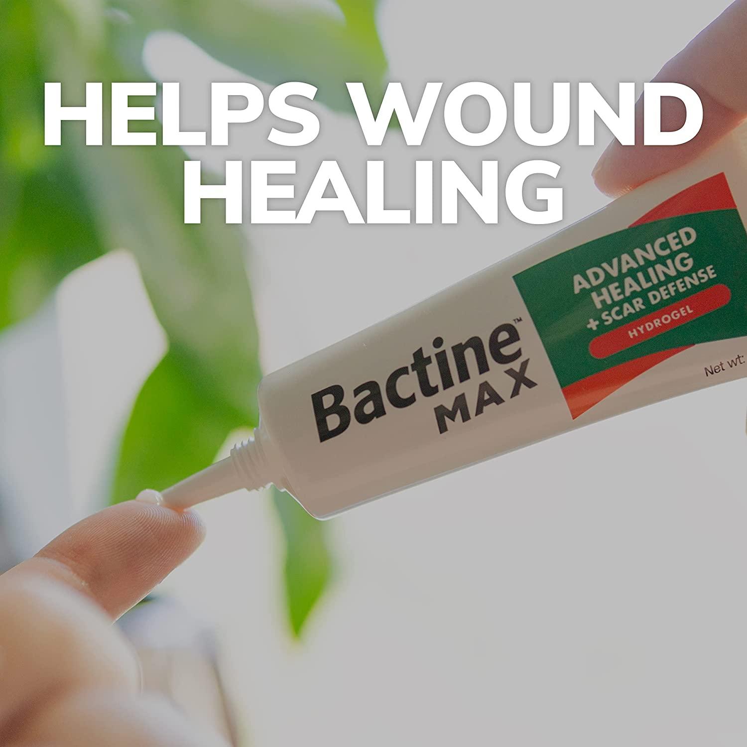 Bactine MAX Advanced Healing + Scar Defense Hydrogel for First Aid