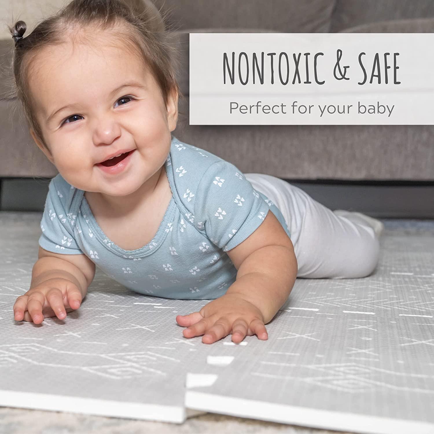 Stylish Baby Play Mat Soft and Easy to Clean 5.6 x 4 ft. Floor Mat